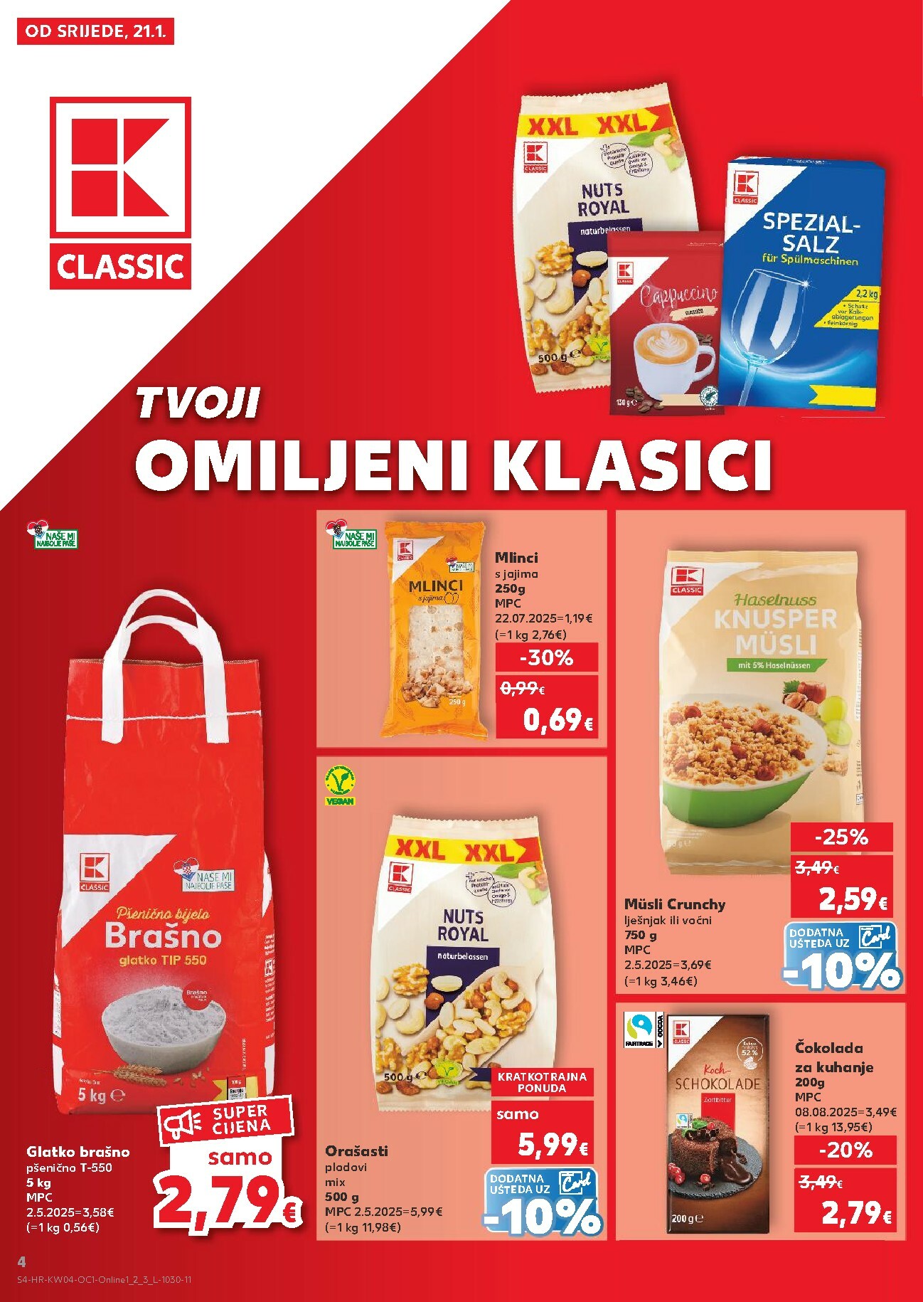 kaufland - Prelistajte katalog Kaufland - Želiš još bogatiju ponudu, vrijedi od 21.01. do 27.01. - page: 4