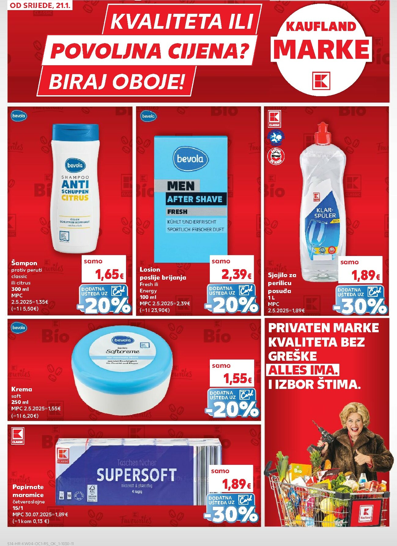 kaufland - Prelistajte katalog Kaufland - Želiš još bogatiju ponudu, vrijedi od 21.01. do 27.01. - page: 14