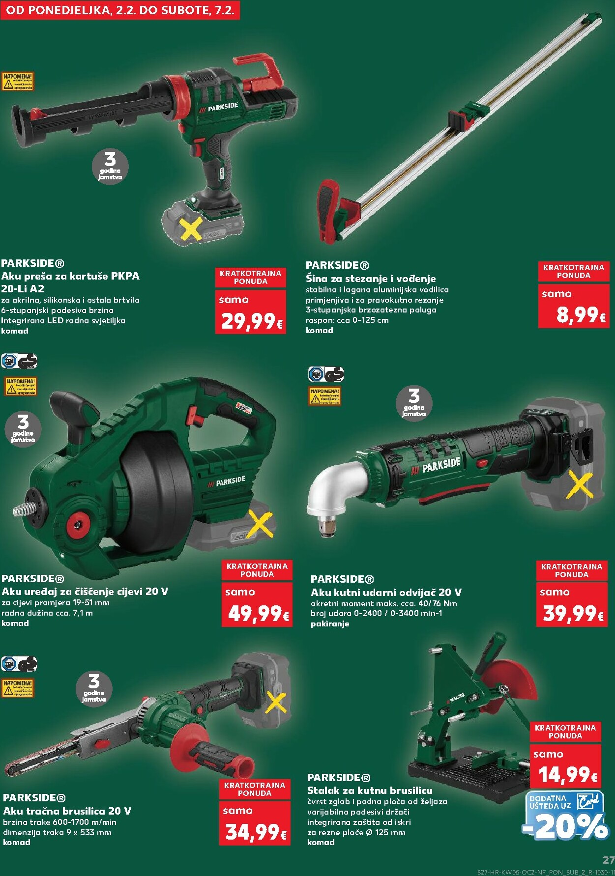 kaufland - Prelistajte katalog Kaufland - Neprehrambenih proizvoda, vrijedi od 28.01. do 03.02. - page: 27
