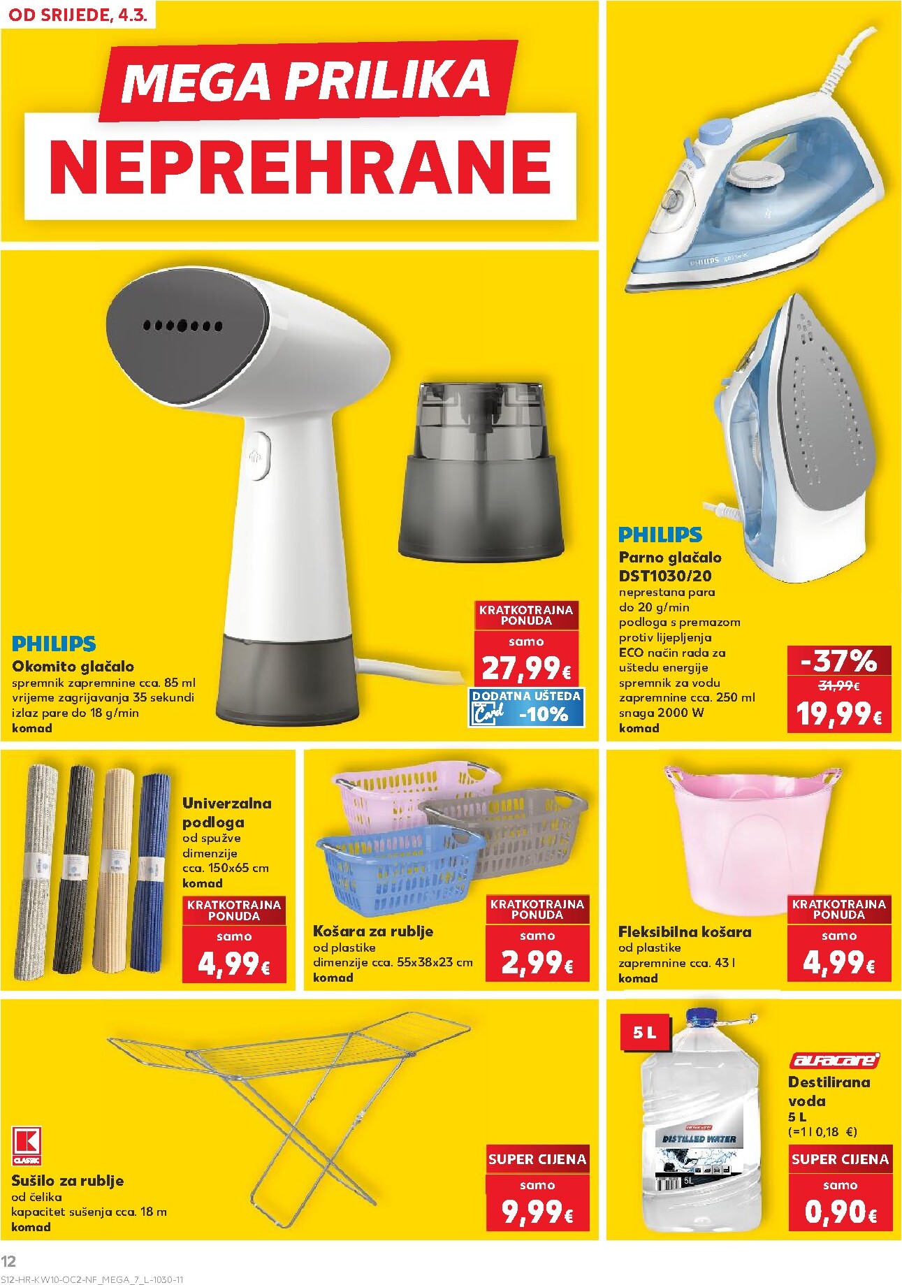 kaufland - Prelistajte katalog Kaufland - Neprehrambenih proizvoda, vrijedi od 04.03.2026 do 10.03.2026 - page: 12