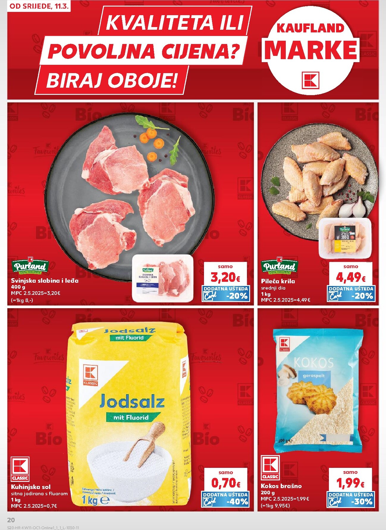 kaufland - Prelistajte katalog Kaufland - Želiš još bogatiju ponudu, vrijedi od 11.03.2026 do 17.03.2026 - page: 20