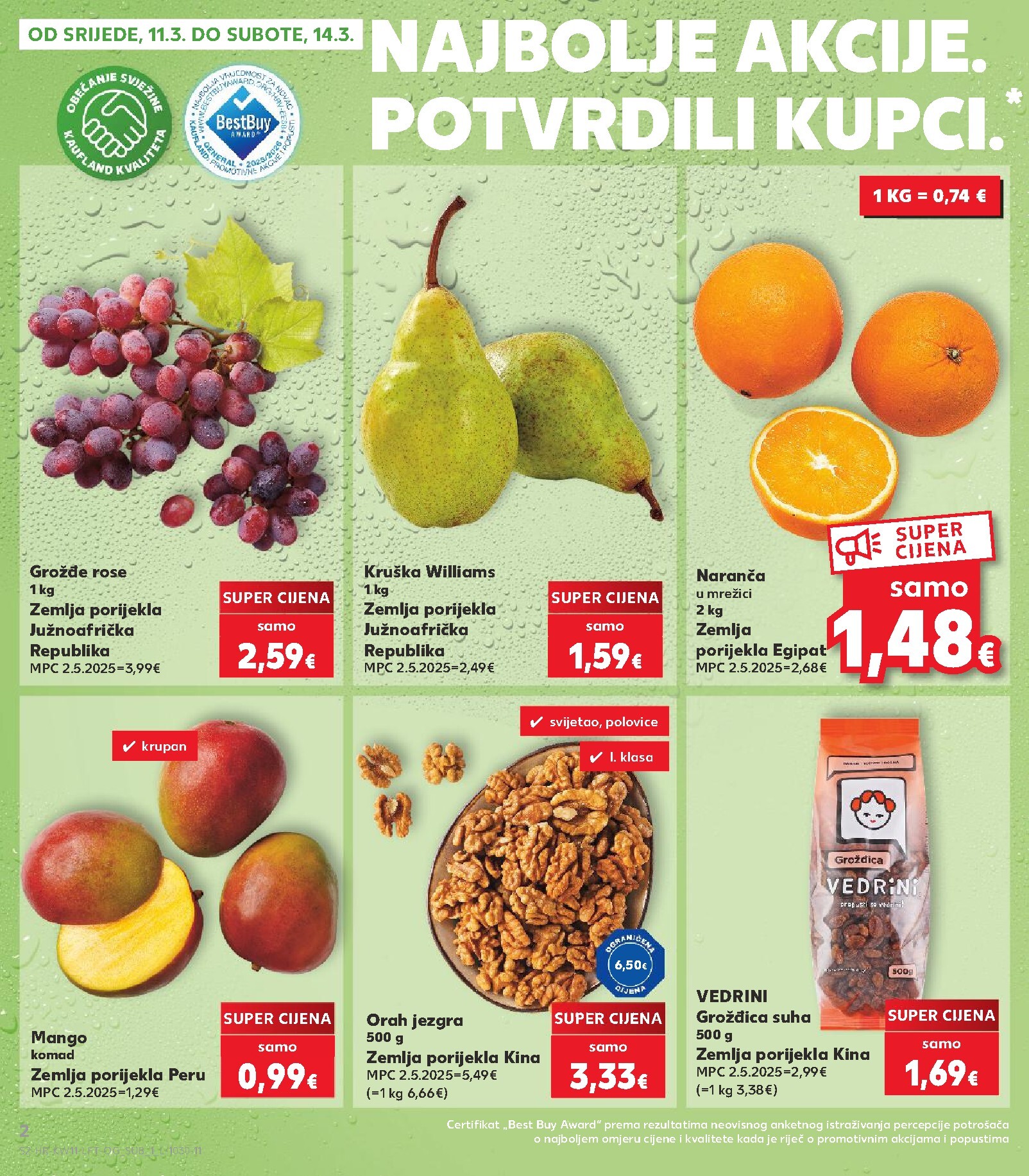 kaufland - Prelistajte katalog Kaufland, vrijedi od 11.03.2026 do 17.03.2026 - page: 2