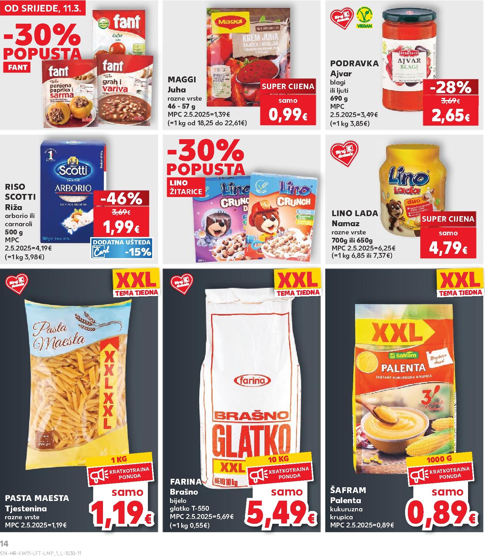 kaufland - Prelistajte katalog Kaufland, vrijedi od 11.03.2026 do 17.03.2026 - page: 14