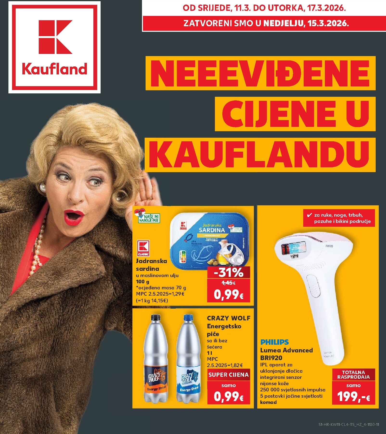 kaufland - Prelistajte katalog Kaufland - Cijene, vrijedi od 11.03.2026 do 17.03.2026