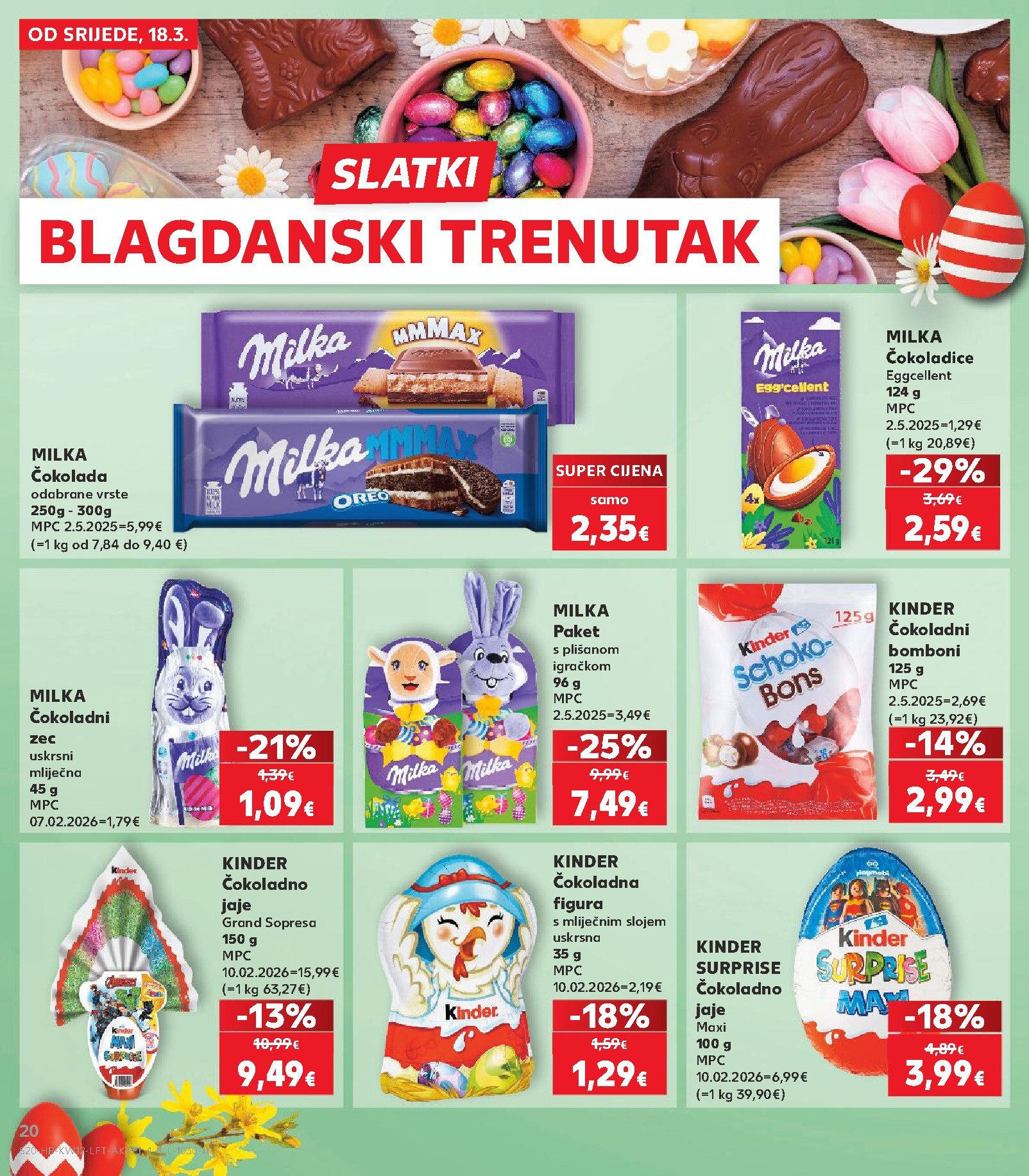 kaufland - Prelistajte katalog Kaufland, vrijedi od 18.03.2026 do 24.03.2026 - page: 20