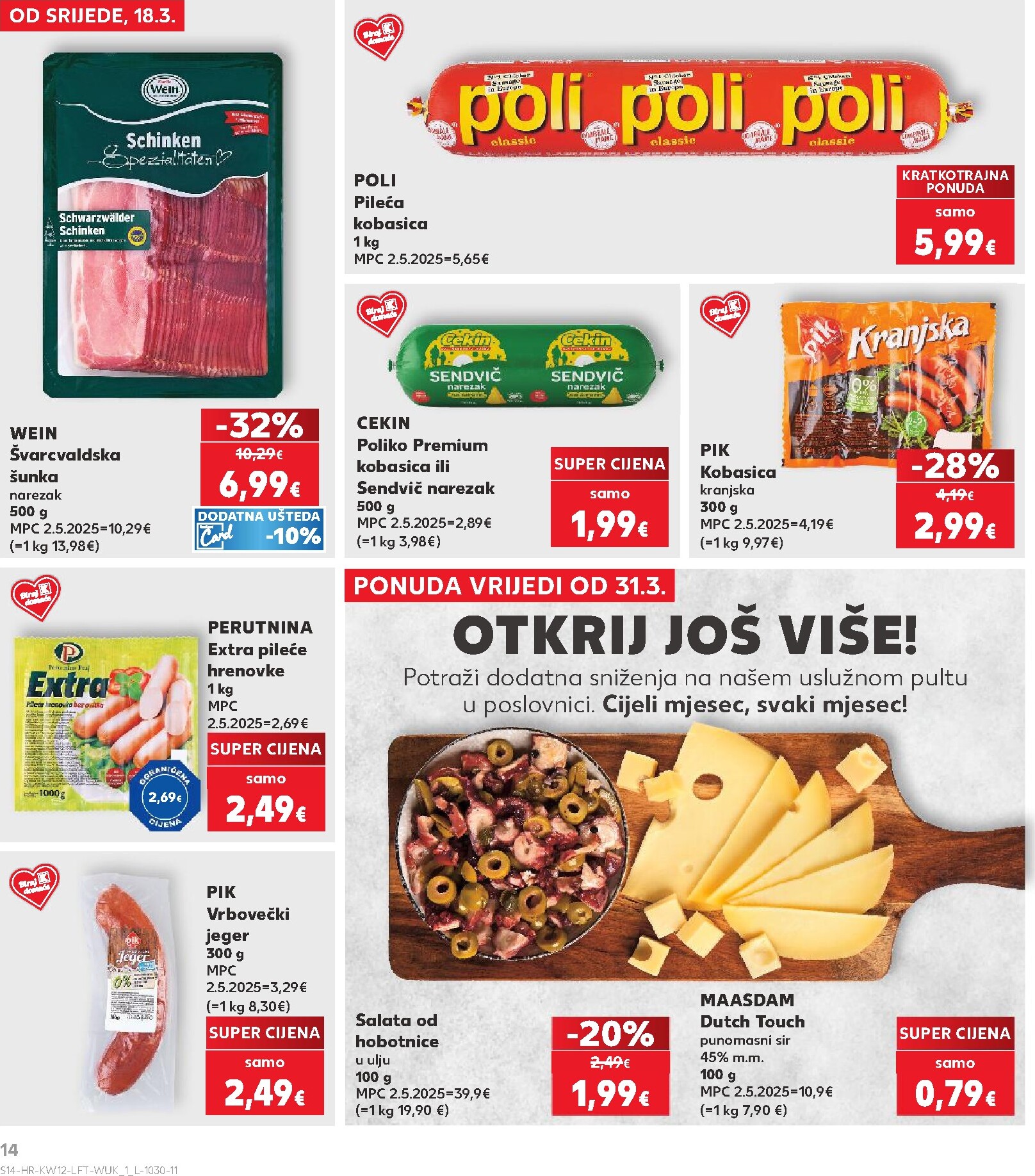 kaufland - Prelistajte katalog Kaufland, vrijedi od 18.03.2026 do 24.03.2026 - page: 14
