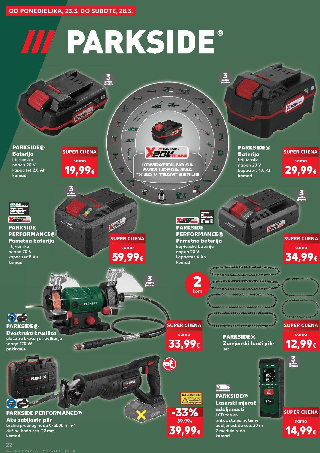 kaufland - Prelistajte katalog Kaufland - Neprehrambenih proizvoda, vrijedi od 18.03.2026 do 24.03.2026 - page: 22