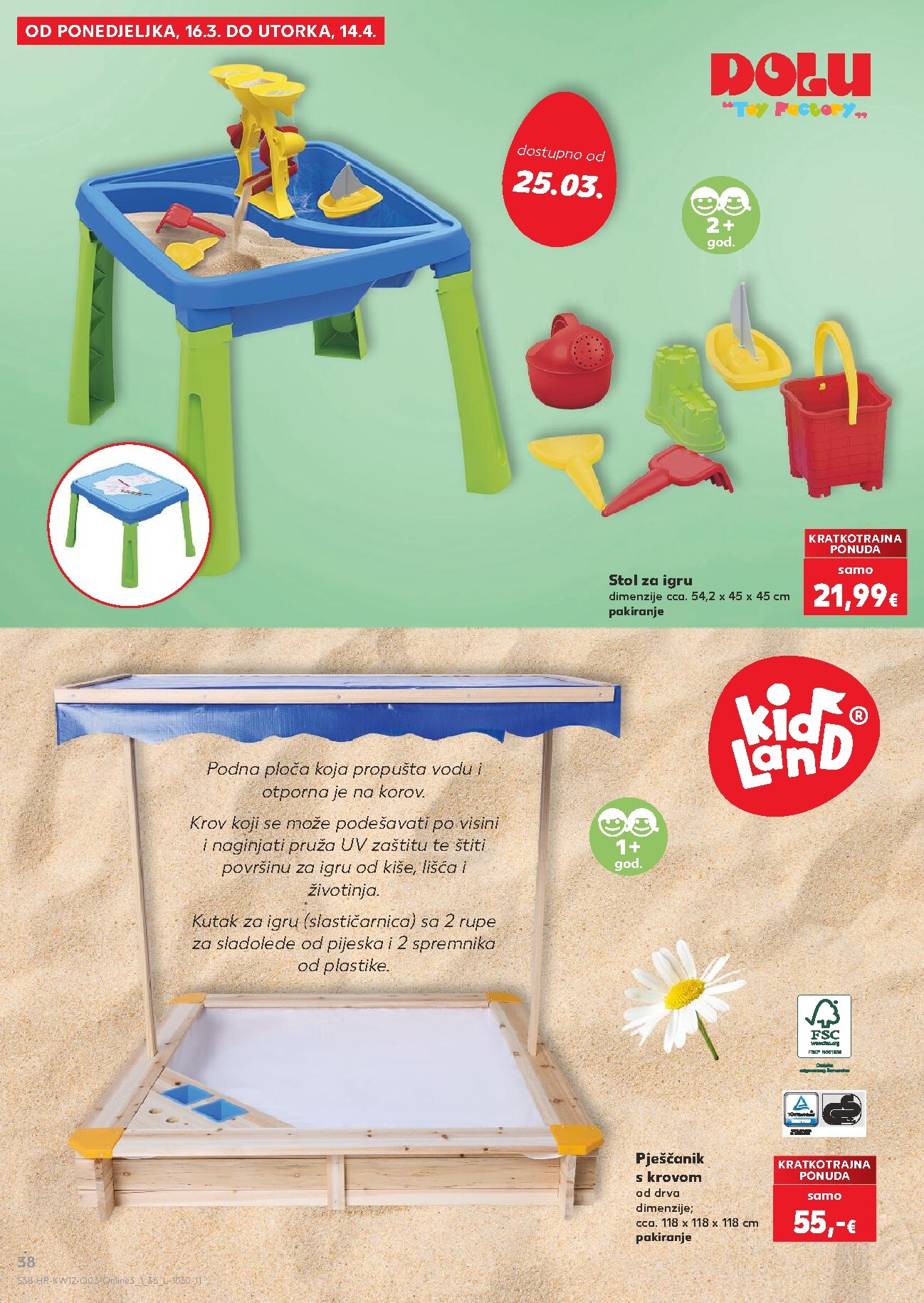 kaufland - Prelistajte katalog Kaufland - Kutak najboljih igračaka, vrijedi od 16.03.2026 do 14.04.2026 - page: 38