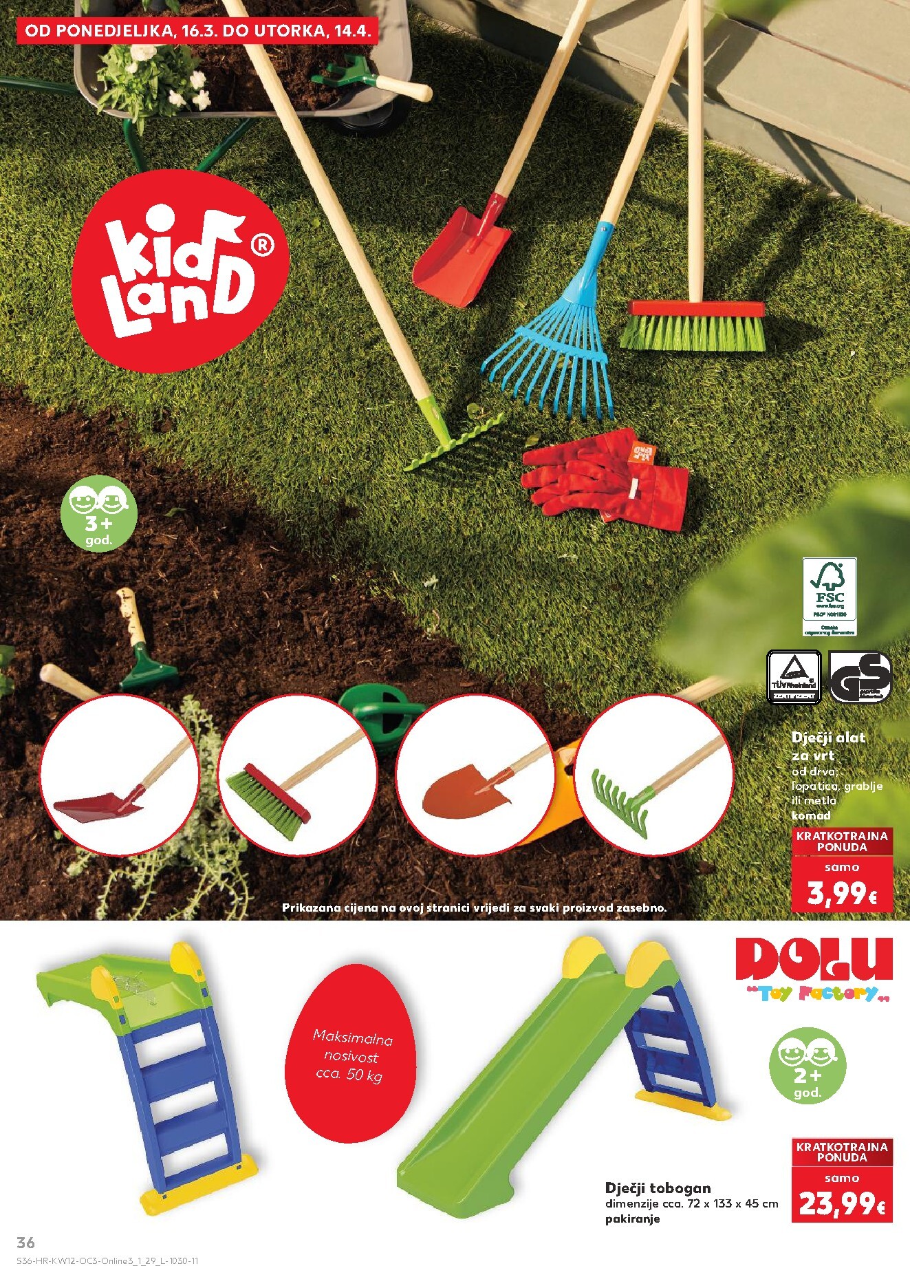 kaufland - Prelistajte katalog Kaufland - Kutak najboljih igračaka, vrijedi od 16.03.2026 do 14.04.2026 - page: 36