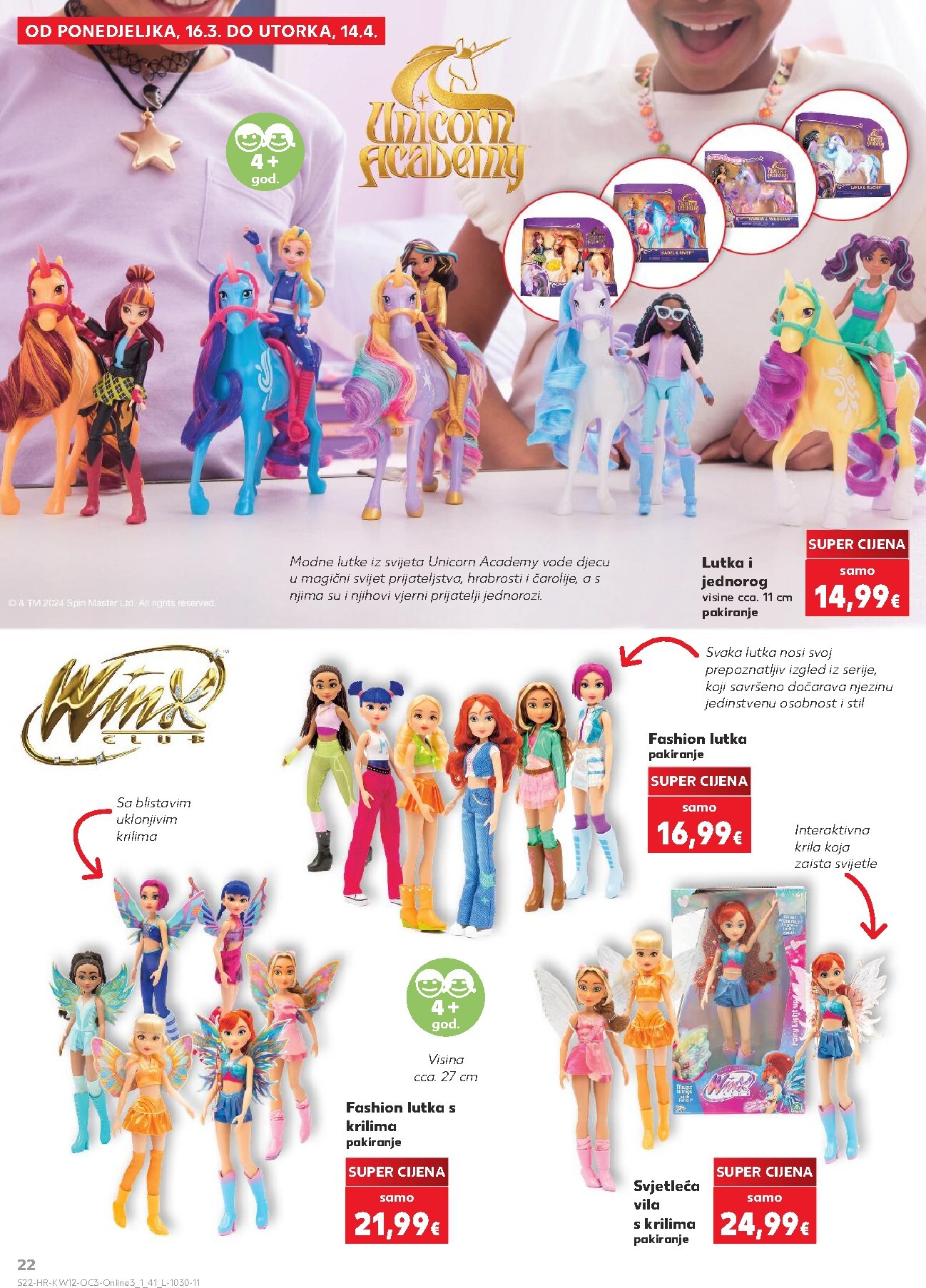 kaufland - Prelistajte katalog Kaufland - Kutak najboljih igračaka, vrijedi od 16.03.2026 do 14.04.2026 - page: 22