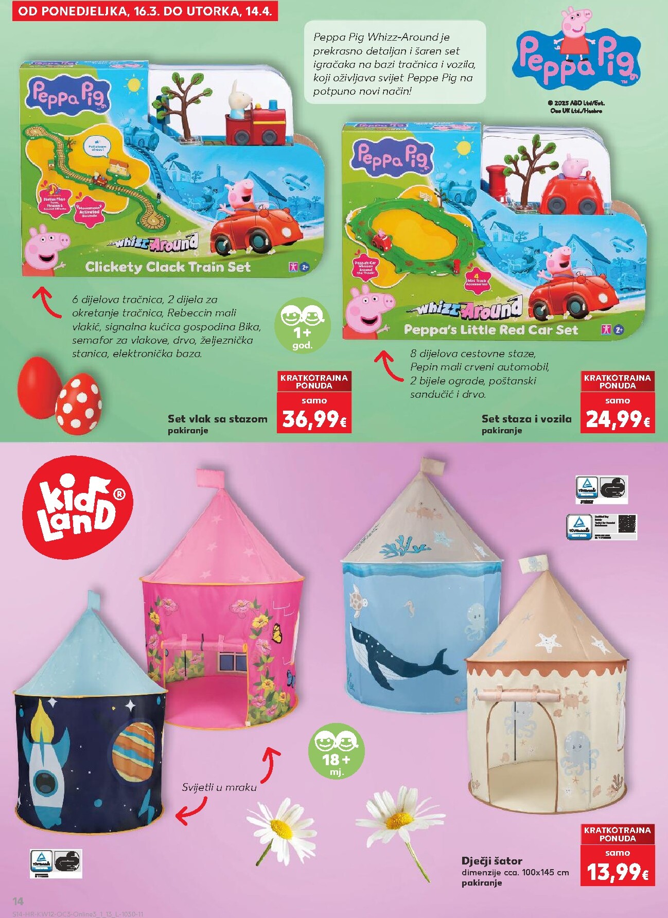 kaufland - Prelistajte katalog Kaufland - Kutak najboljih igračaka, vrijedi od 16.03.2026 do 14.04.2026 - page: 14