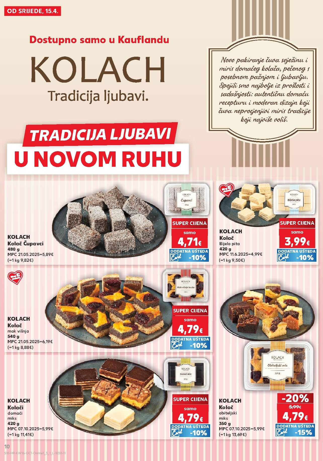 kaufland - Kaufland - Želiš još bogatiju ponudu letak za sljedeći tjedan od srijede 15.04.2026 do utorka 21.04.2026 - page: 10