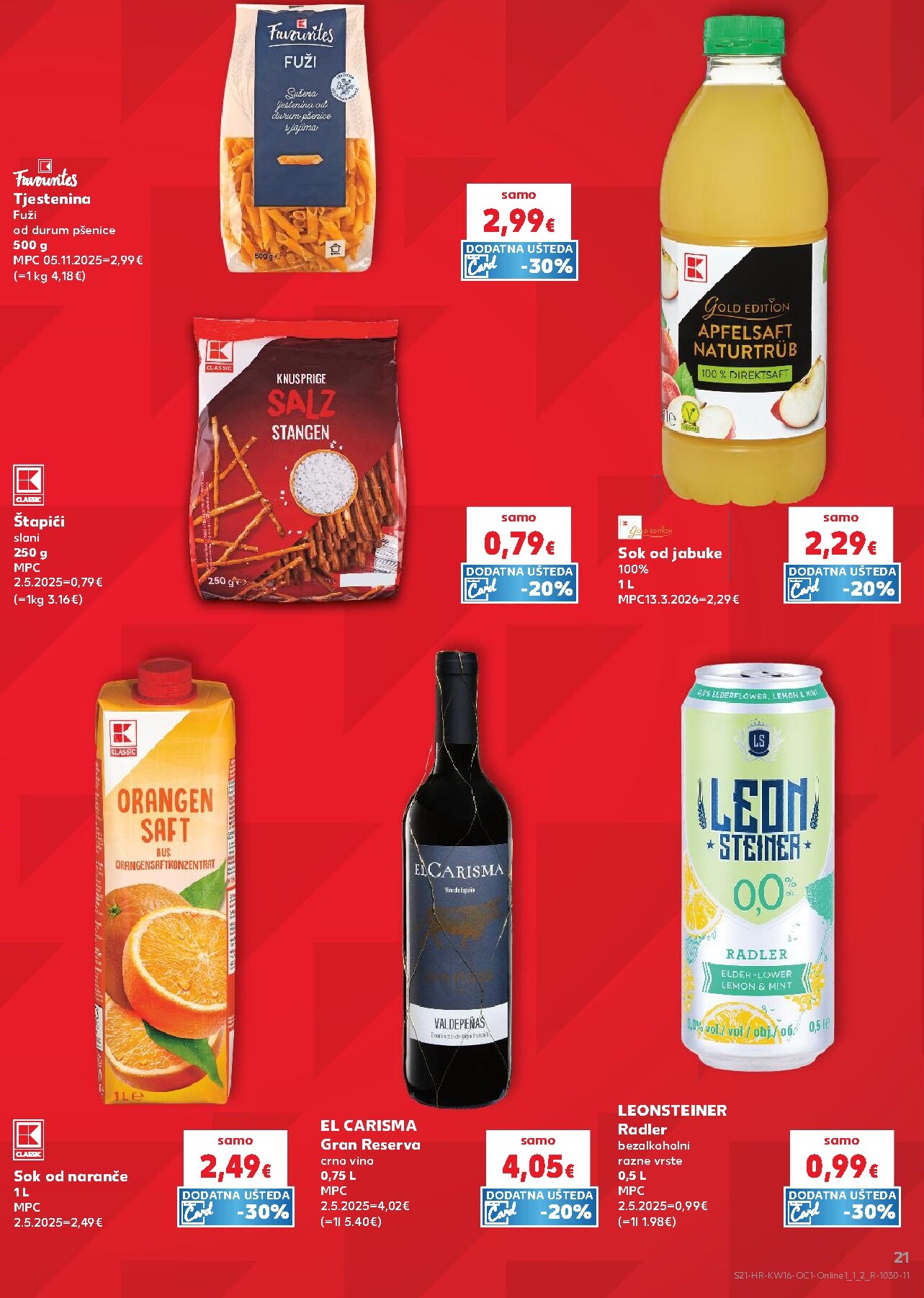kaufland - Kaufland - Želiš još bogatiju ponudu letak za sljedeći tjedan od srijede 15.04.2026 do utorka 21.04.2026 - page: 21