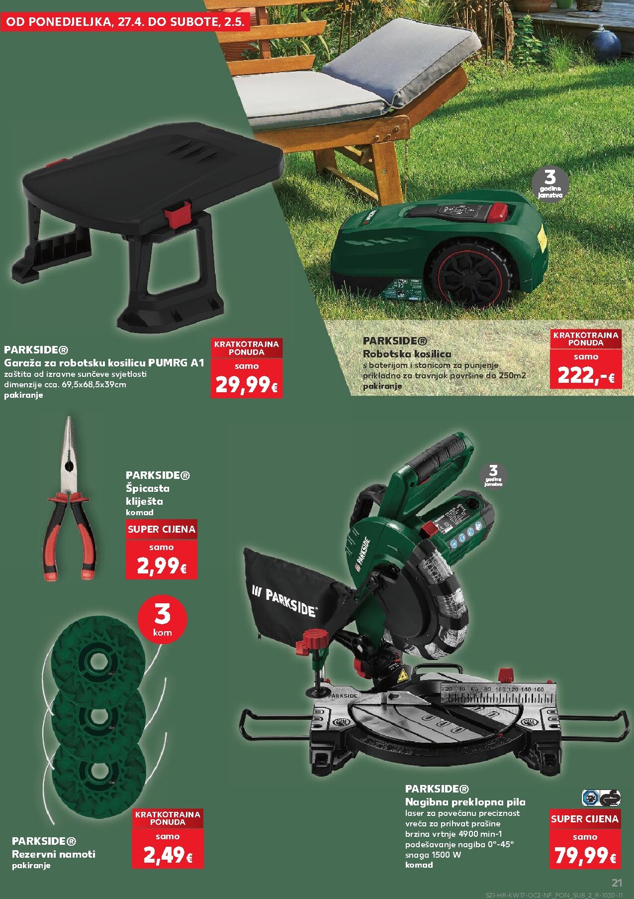 kaufland - Kaufland - Neprehrambenih proizvoda letak za sljedeći tjedan od srijede 22.04.2026 do utorka 28.04.2026 - page: 21
