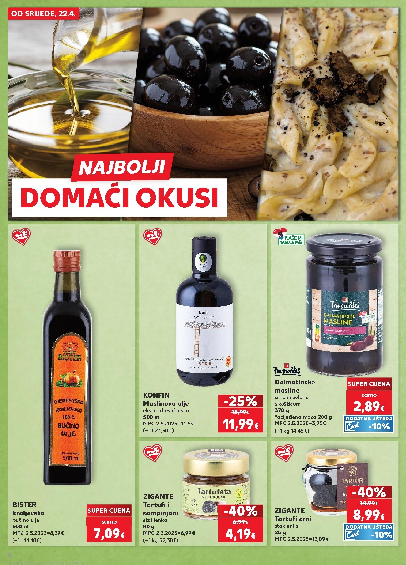 kaufland - Aktualni Kaufland - Želiš još bogatiju ponudu katalog vrijedi od srijede 22.04.2026 do utorka 28.04.2026 - page: 6