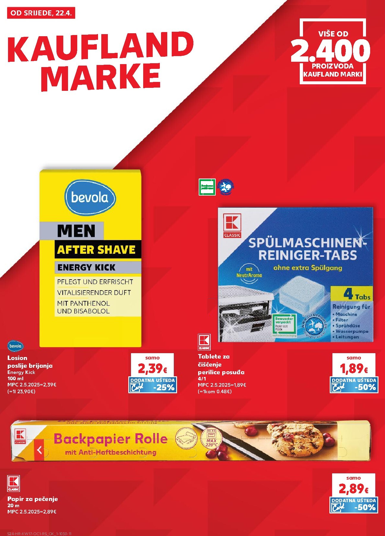 kaufland - Aktualni Kaufland - Želiš još bogatiju ponudu katalog vrijedi od srijede 22.04.2026 do utorka 28.04.2026 - page: 24