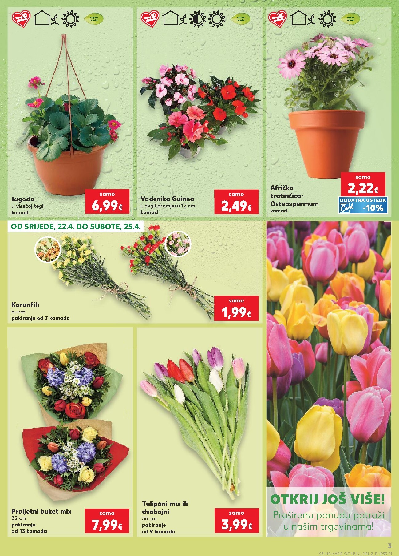 kaufland - Aktualni Kaufland - Želiš još bogatiju ponudu katalog vrijedi od srijede 22.04.2026 do utorka 28.04.2026 - page: 3