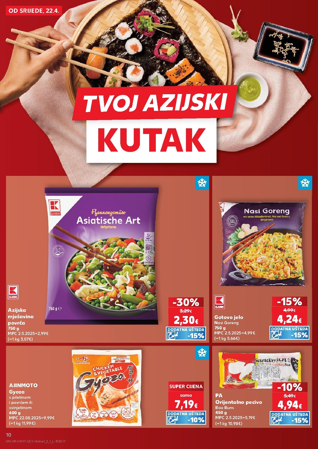 kaufland - Aktualni Kaufland - Želiš još bogatiju ponudu katalog vrijedi od srijede 22.04.2026 do utorka 28.04.2026 - page: 10