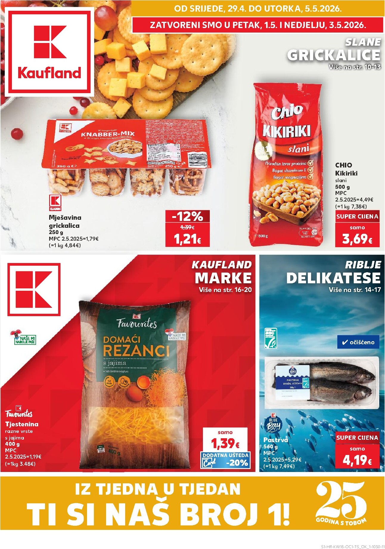 kaufland - Kaufland - Ti si naš broj 1 letak za sljedeći tjedan od srijede 29.04.2026 do utorka 05.05.2026 - page: 1