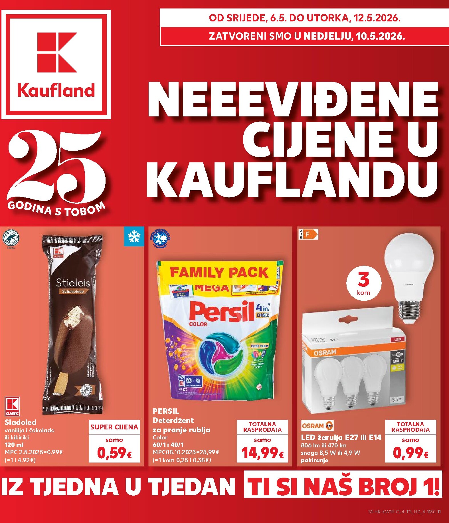 kaufland - Kaufland - Cijene letak za sljedeći tjedan od srijede 06.05.2026 do utorka 12.05.2026 - page: 1