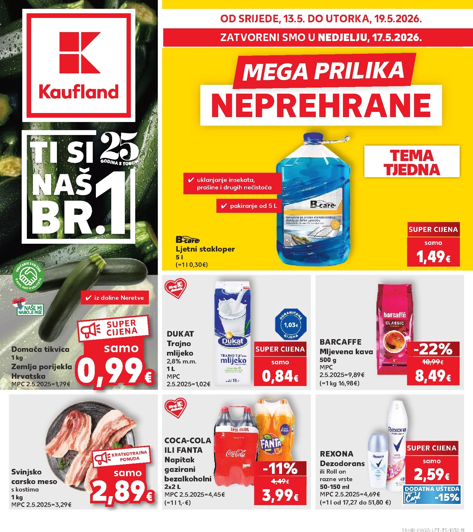 kaufland - Kaufland letak za sljedeći tjedan od srijede 13.05.2026 do utorka 19.05.2026