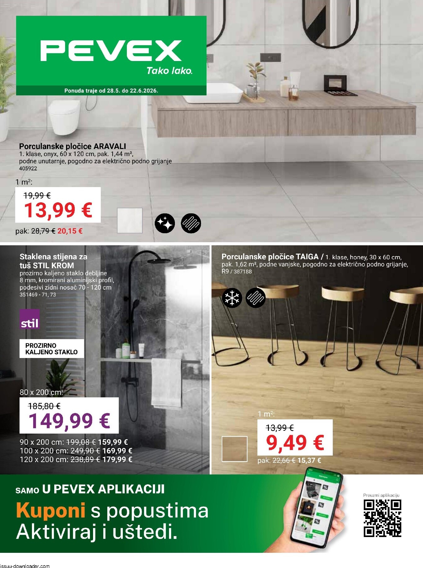 pevex - Aktualni katalog Pevex od četvrtka, 28.05.2026 do ponedjeljka, 22.06.2026