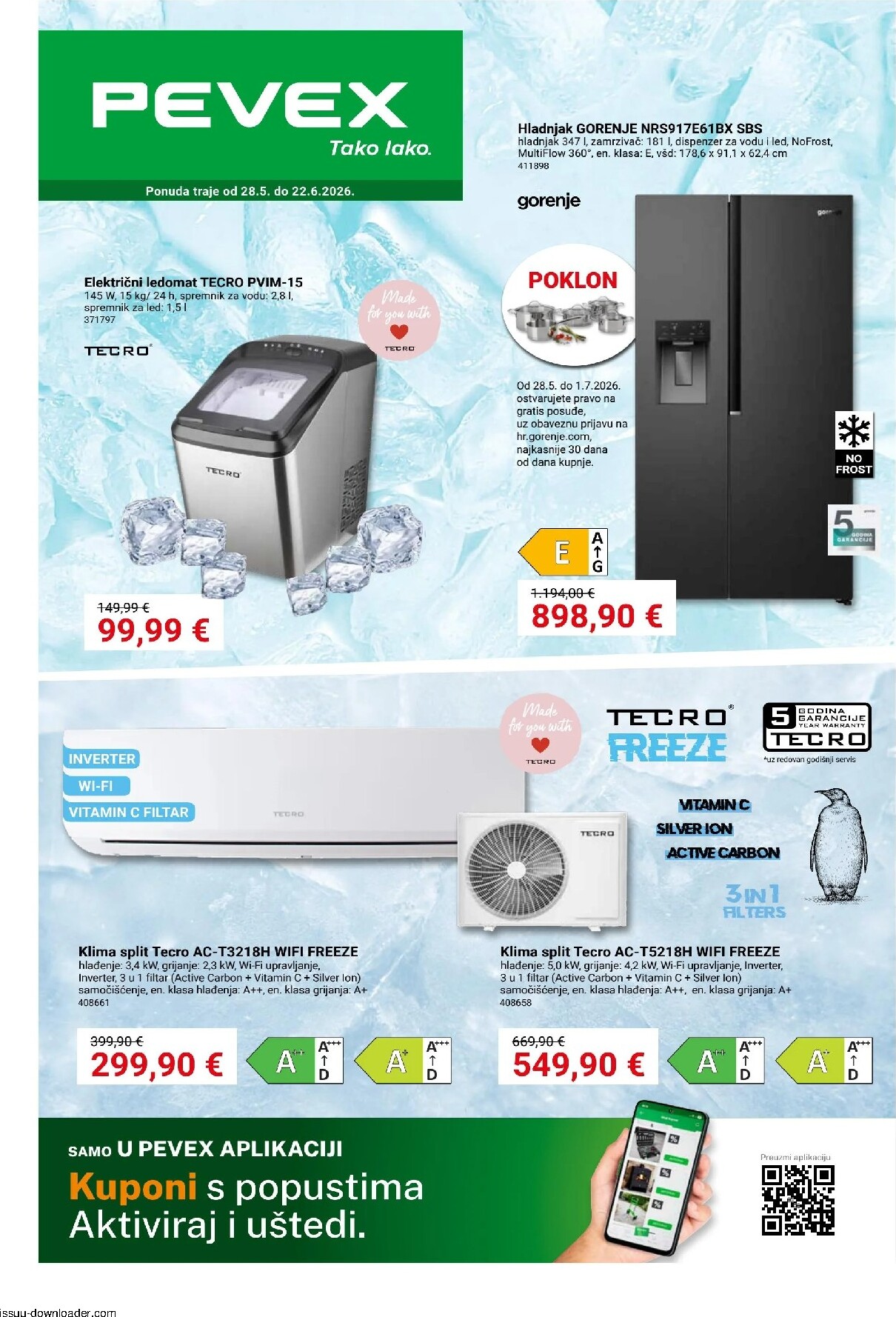 pevex - Aktualni katalog Pevex - Kućanstvo od četvrtka, 28.05.2026 do ponedjeljka, 22.06.2026