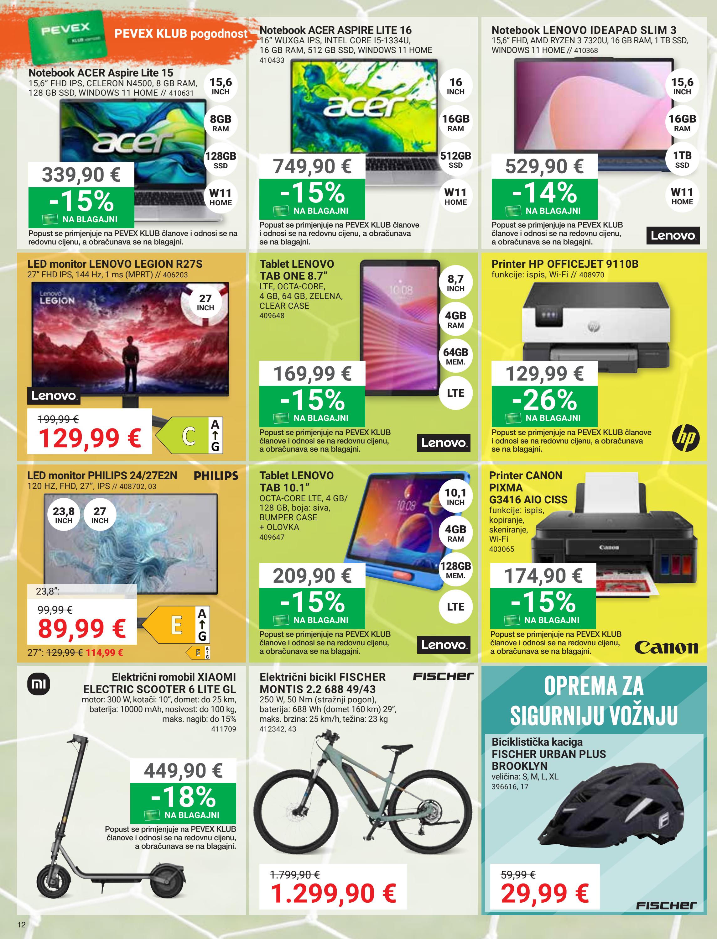 pevex - Aktualni katalog Pevex od četvrtka, 25.06.2026 do ponedjeljka, 20.07.2026 - page: 12