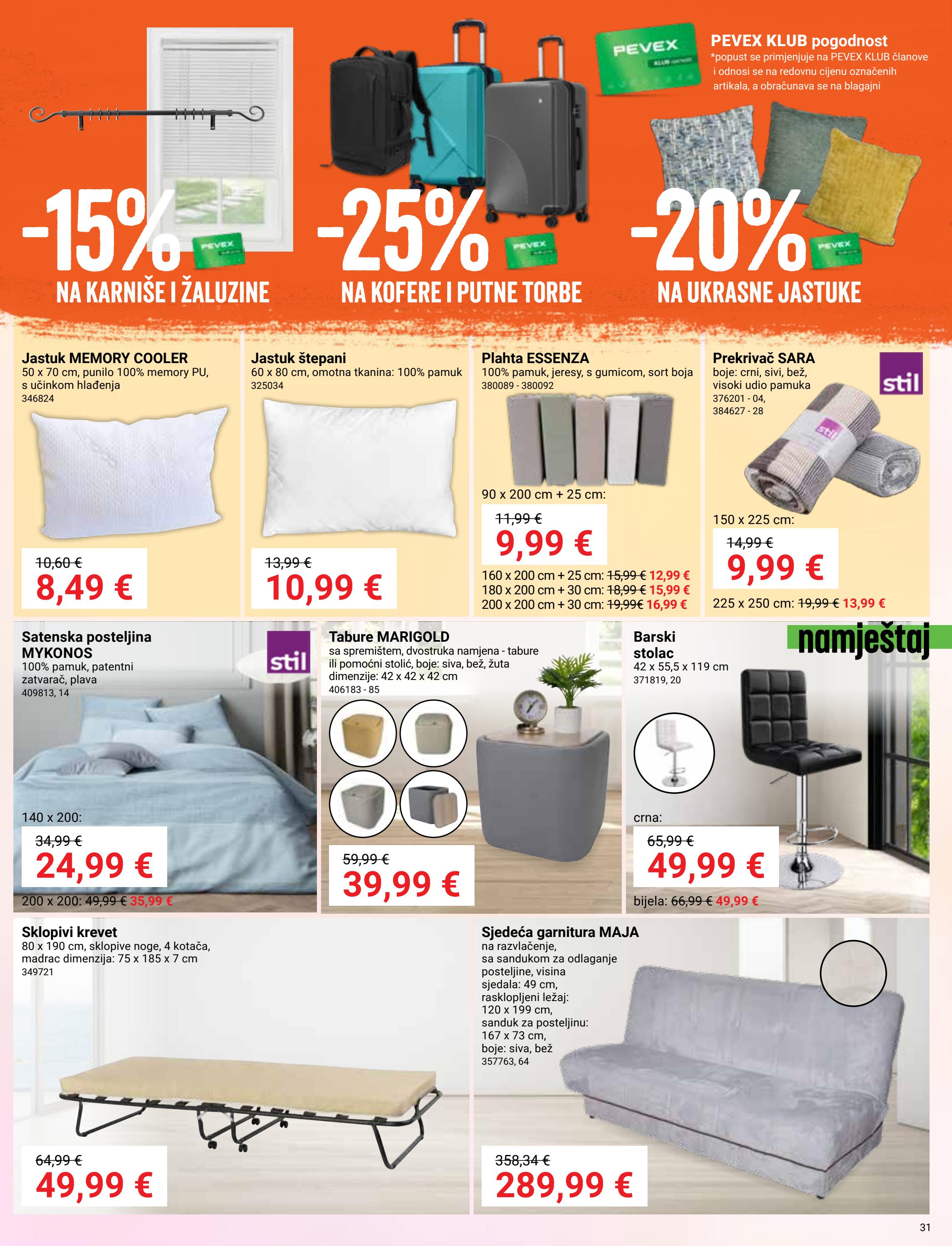 pevex - Aktualni katalog Pevex od četvrtka, 25.06.2026 do ponedjeljka, 20.07.2026 - page: 31