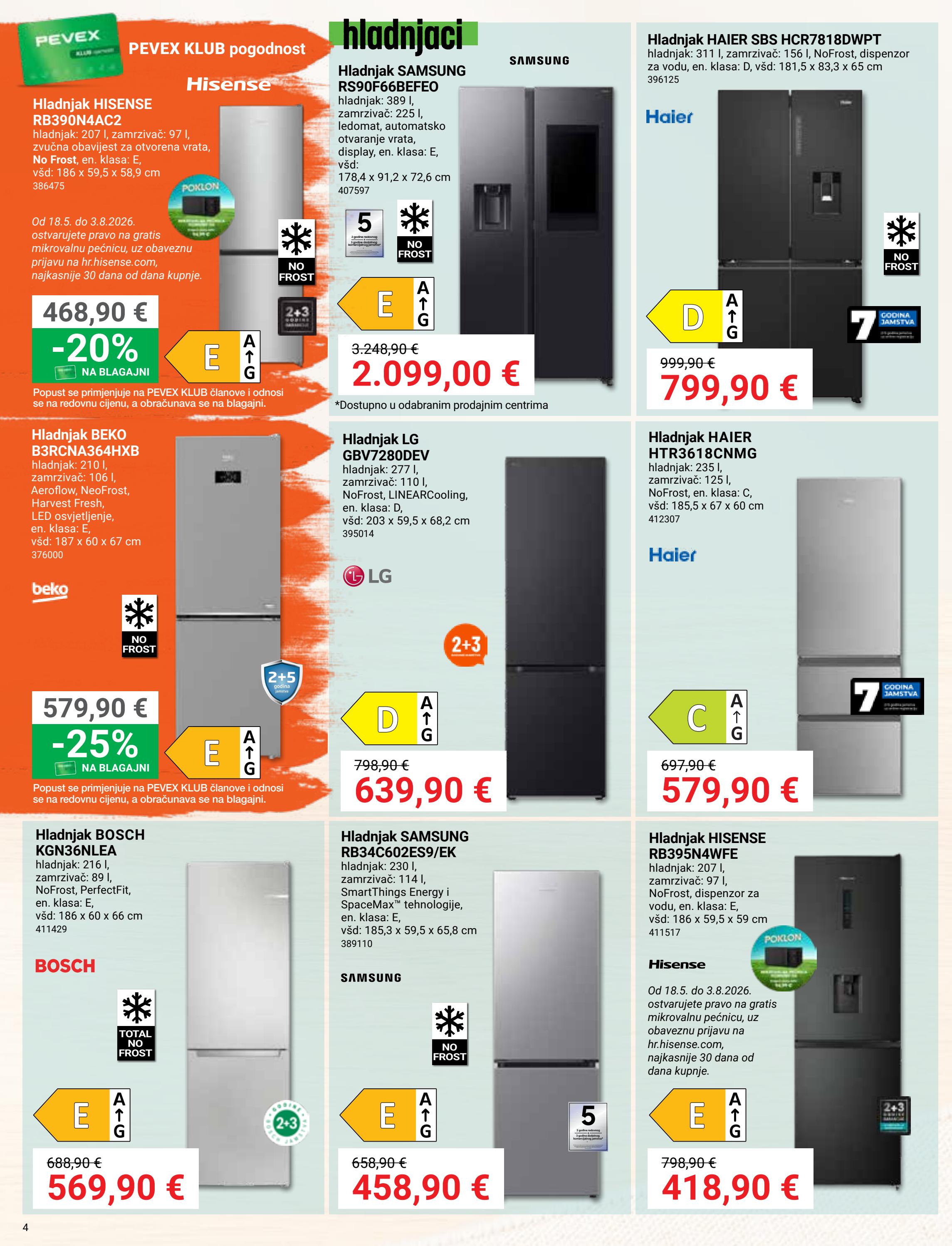 pevex - Aktualni katalog Pevex od četvrtka, 25.06.2026 do ponedjeljka, 20.07.2026 - page: 4