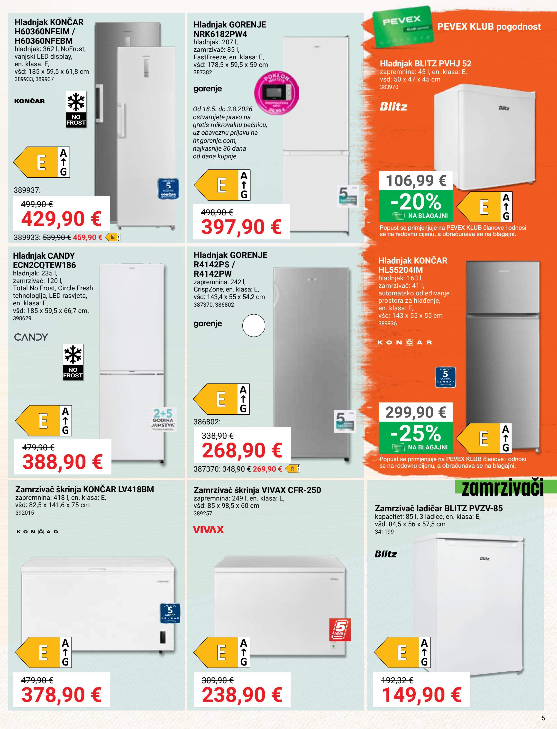 pevex - Aktualni katalog Pevex od četvrtka, 25.06.2026 do ponedjeljka, 20.07.2026 - page: 5