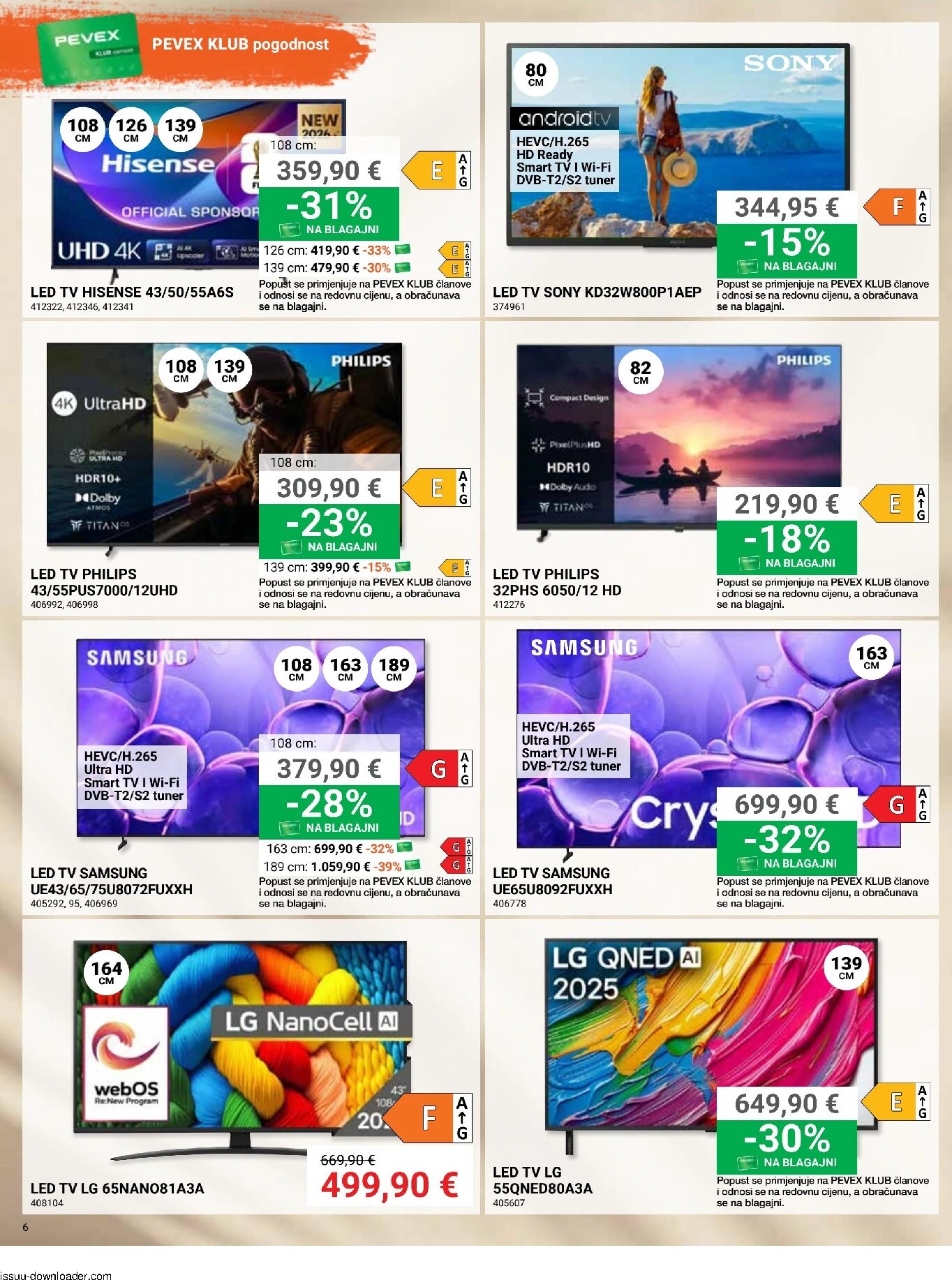 pevex - Aktualni katalog Pevex od četvrtka, 23.07.2026 do ponedjeljka, 24.08.2026 - page: 6