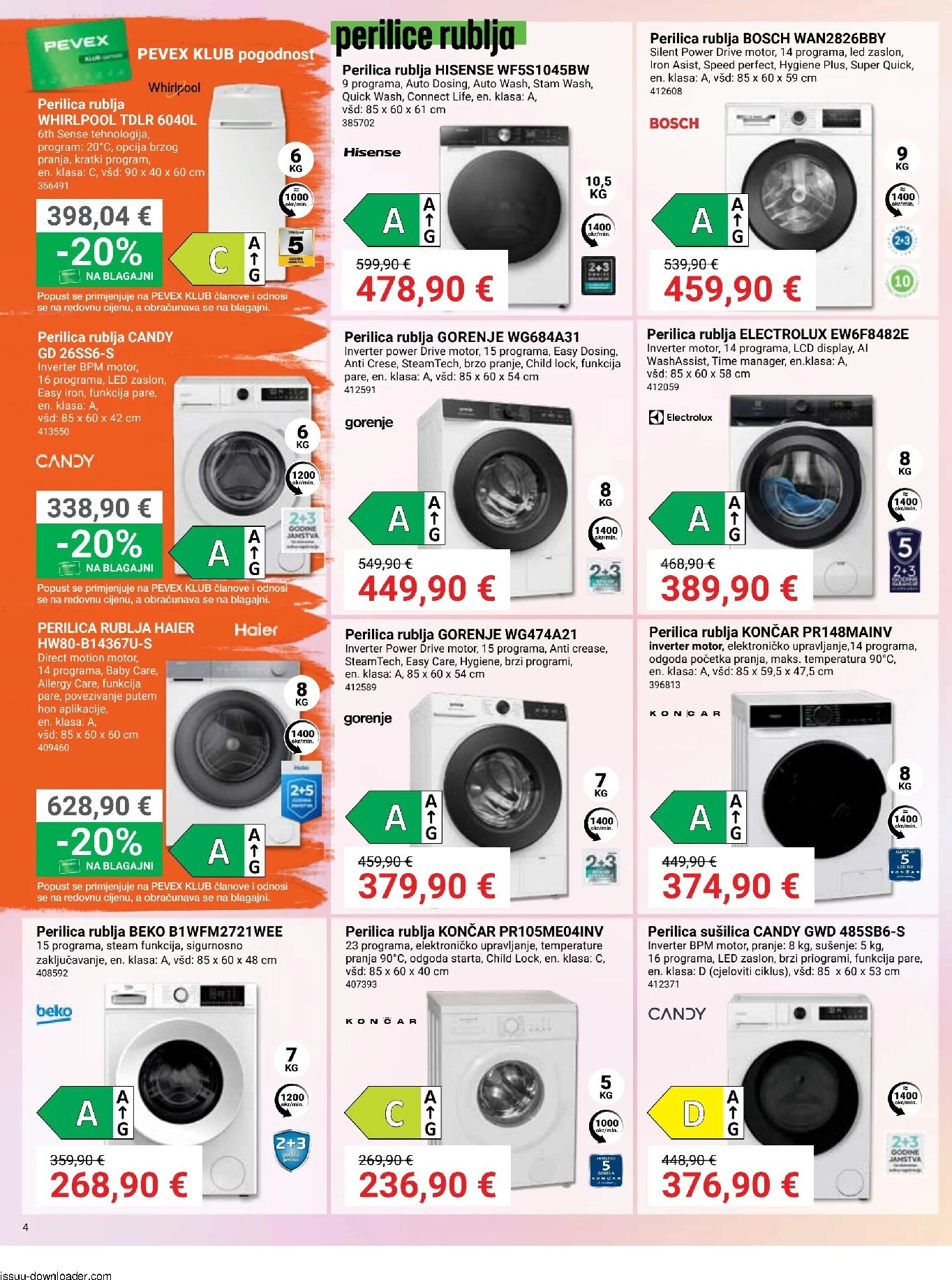 pevex - Aktualni katalog Pevex od četvrtka, 23.07.2026 do ponedjeljka, 24.08.2026 - page: 4