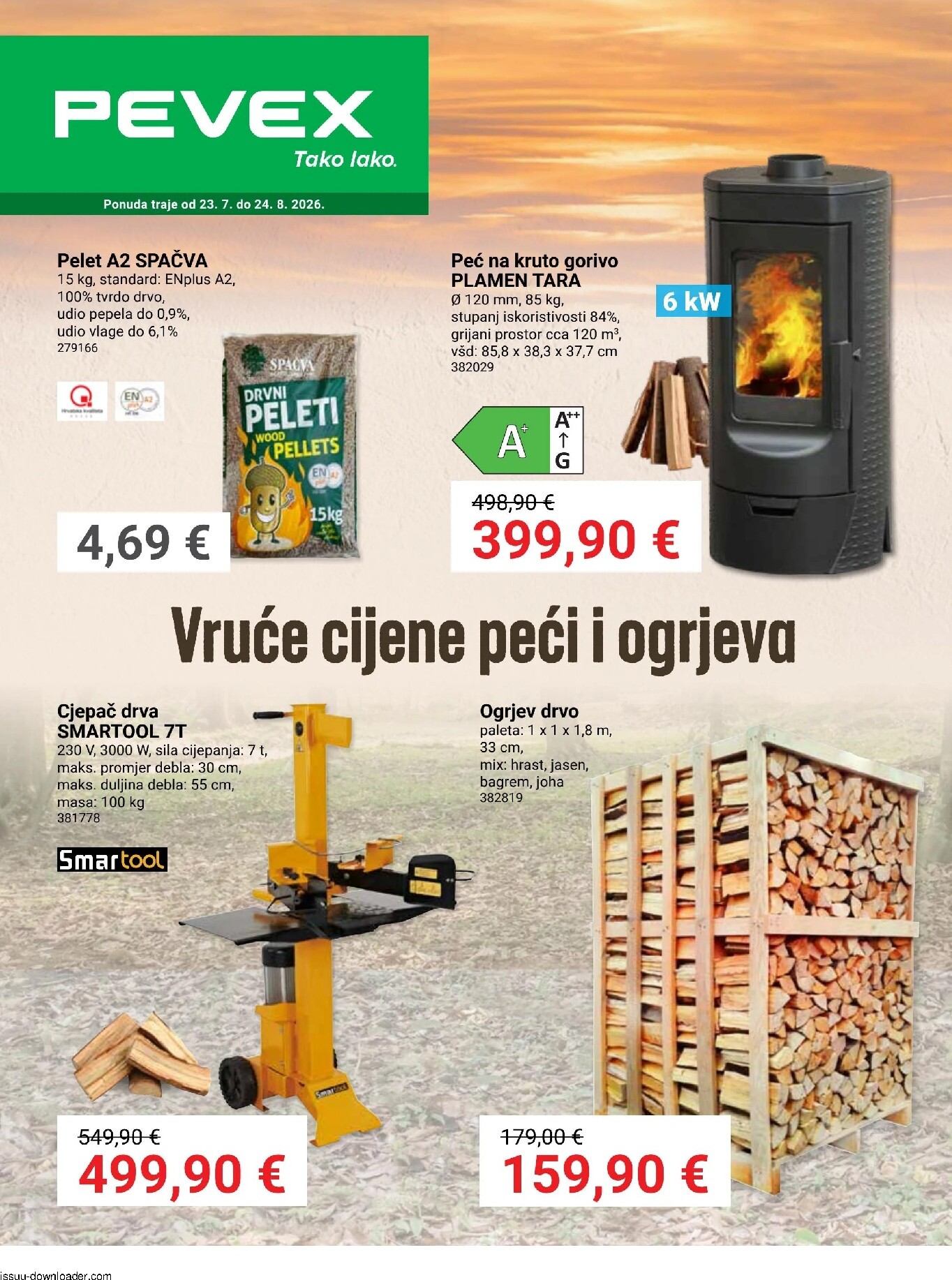pevex - Aktualni katalog Pevex od četvrtka, 23.07.2026 do ponedjeljka, 24.08.2026