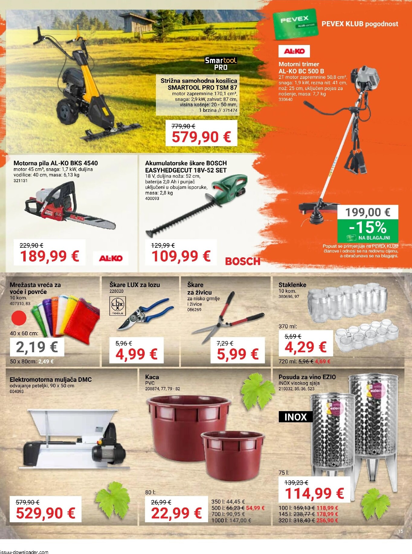 pevex - Aktualni katalog Pevex od četvrtka, 23.07.2026 do ponedjeljka, 24.08.2026 - page: 15