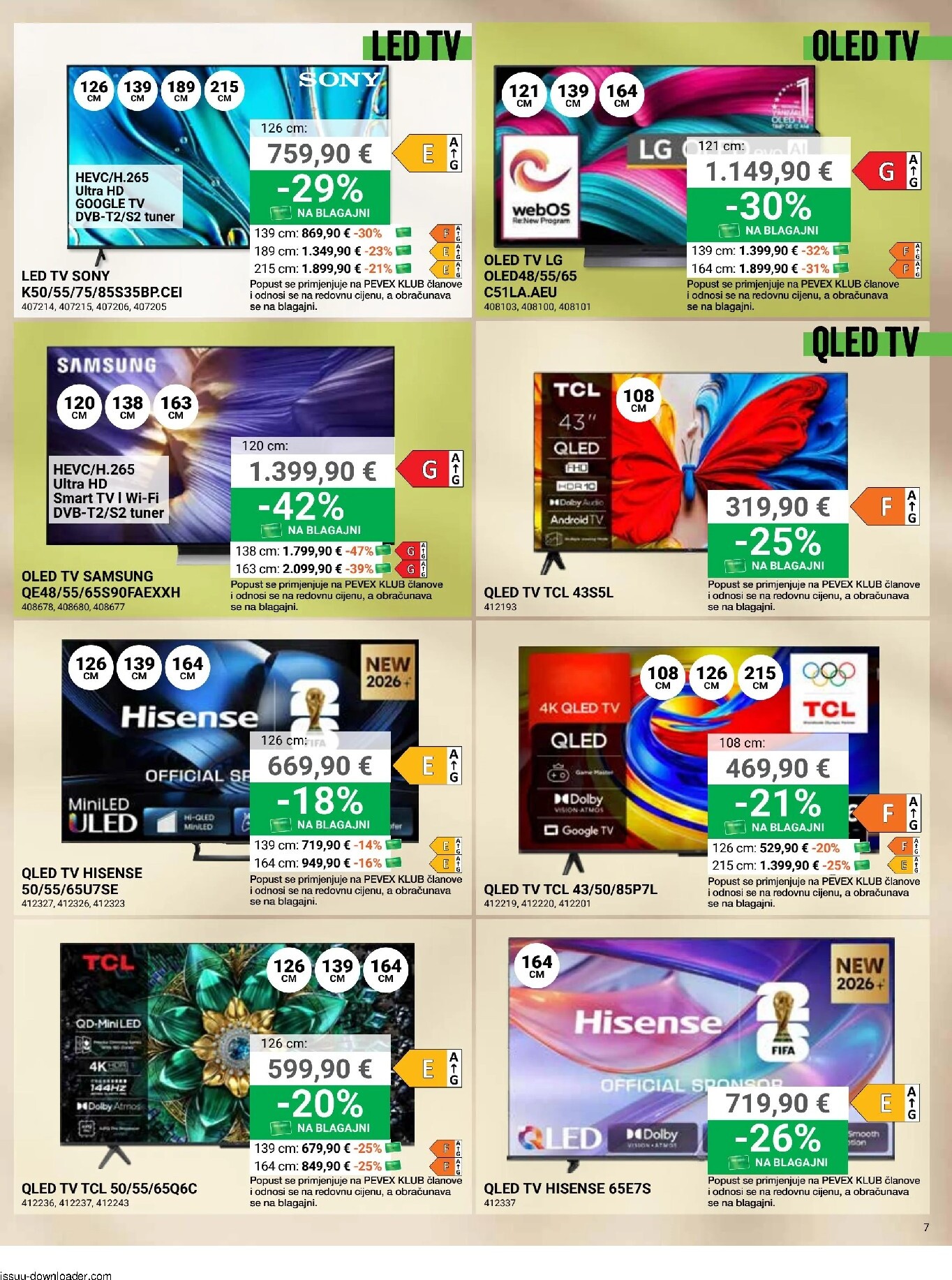 pevex - Aktualni katalog Pevex od četvrtka, 23.07.2026 do ponedjeljka, 24.08.2026 - page: 7