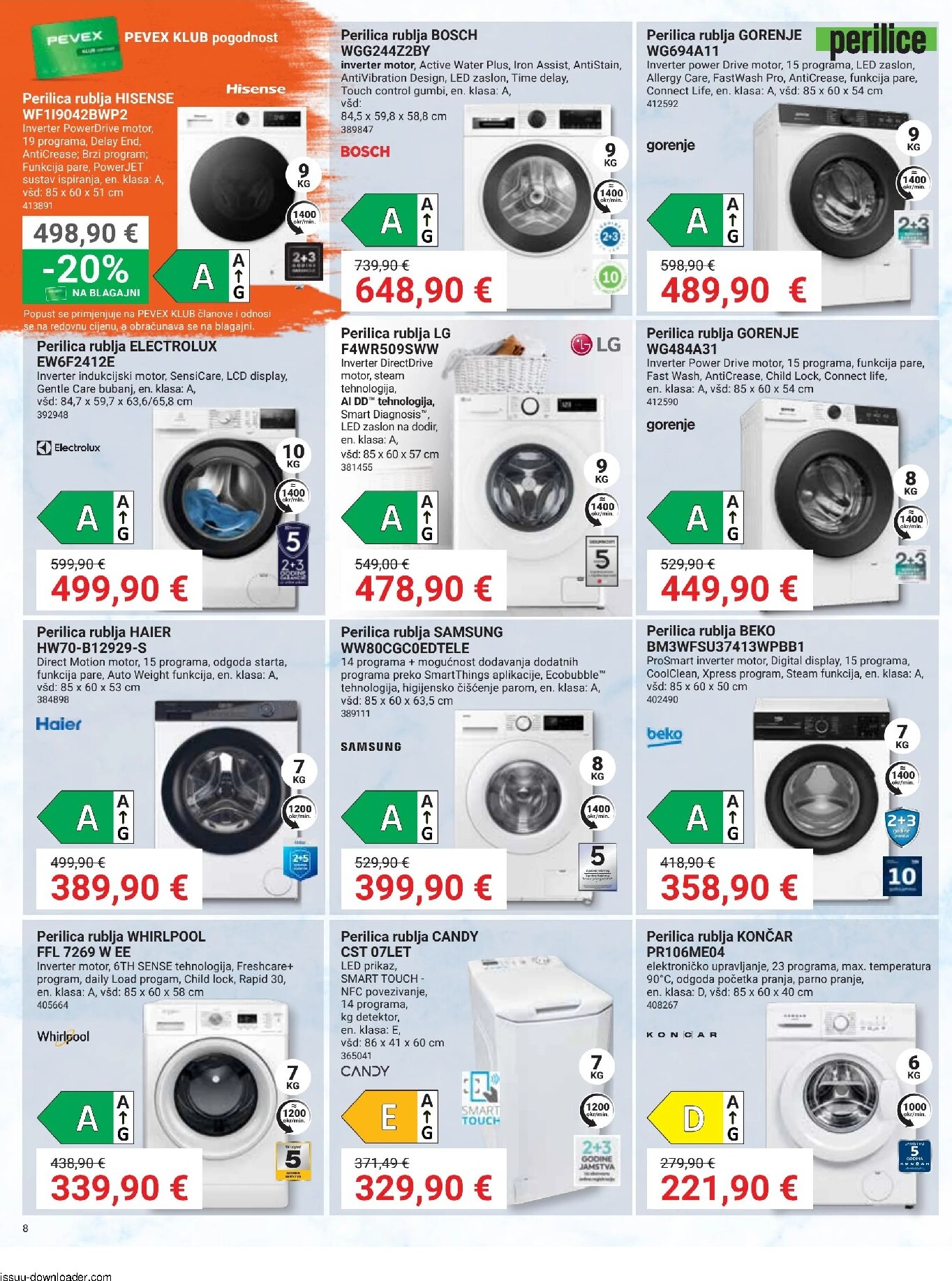 pevex - Aktualni katalog Pevex od četvrtka, 27.08.2026 do ponedjeljka, 21.09.2026 - page: 8