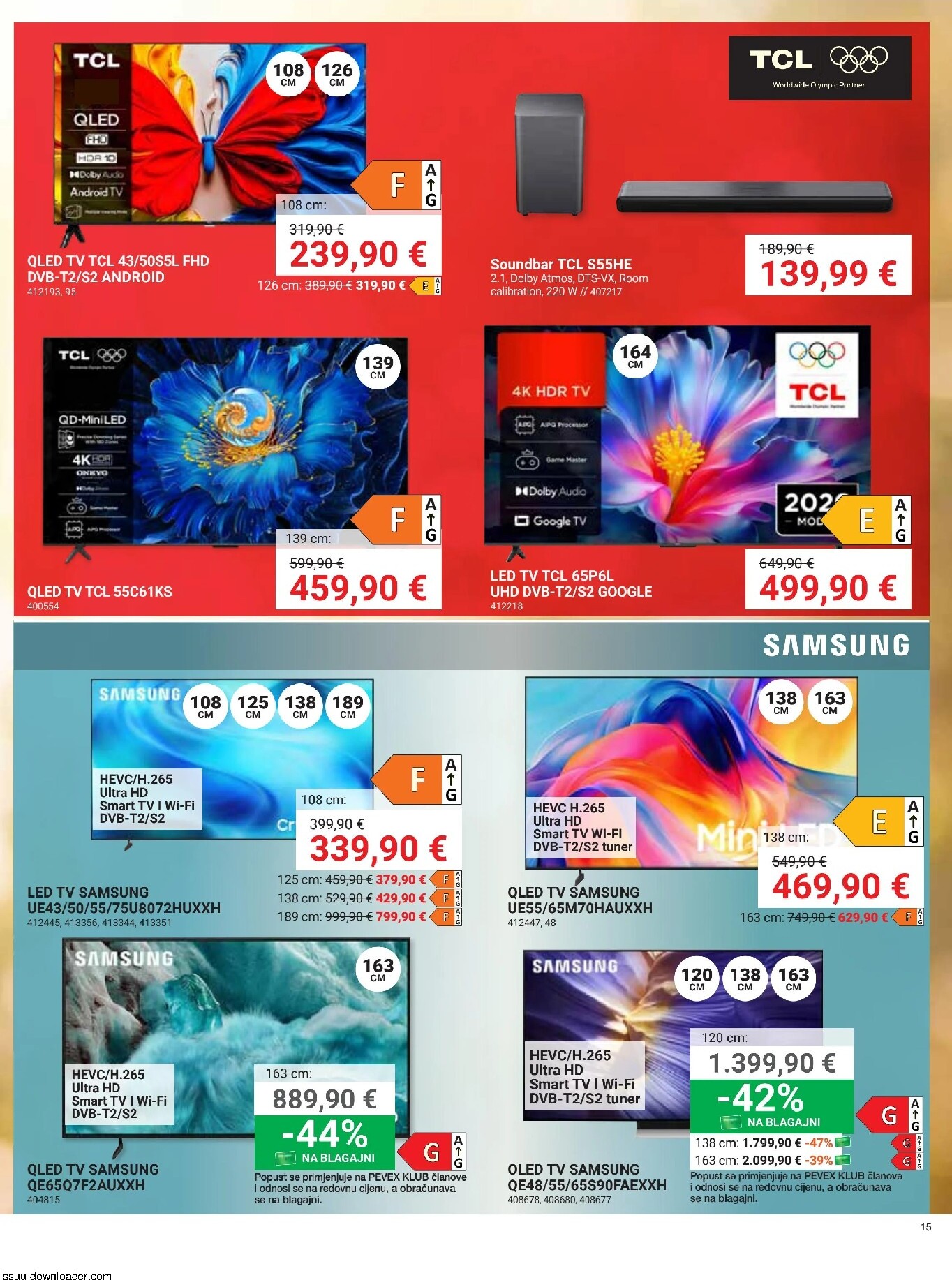 pevex - Aktualni katalog Pevex od četvrtka, 27.08.2026 do ponedjeljka, 21.09.2026 - page: 15
