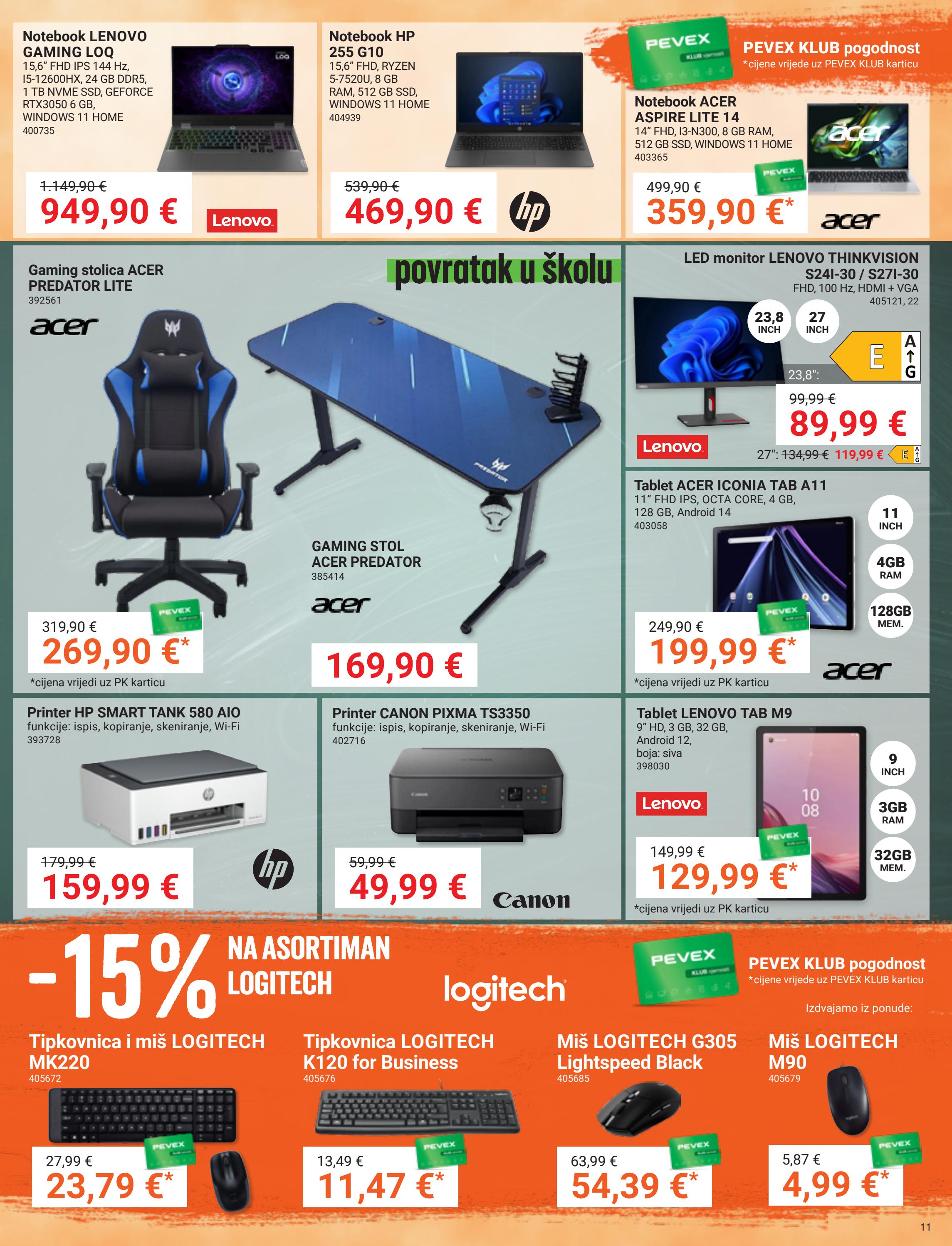 pevex - Prelistajte katalog Pevex, vrijedi od 28.08. do 22.09. - page: 11