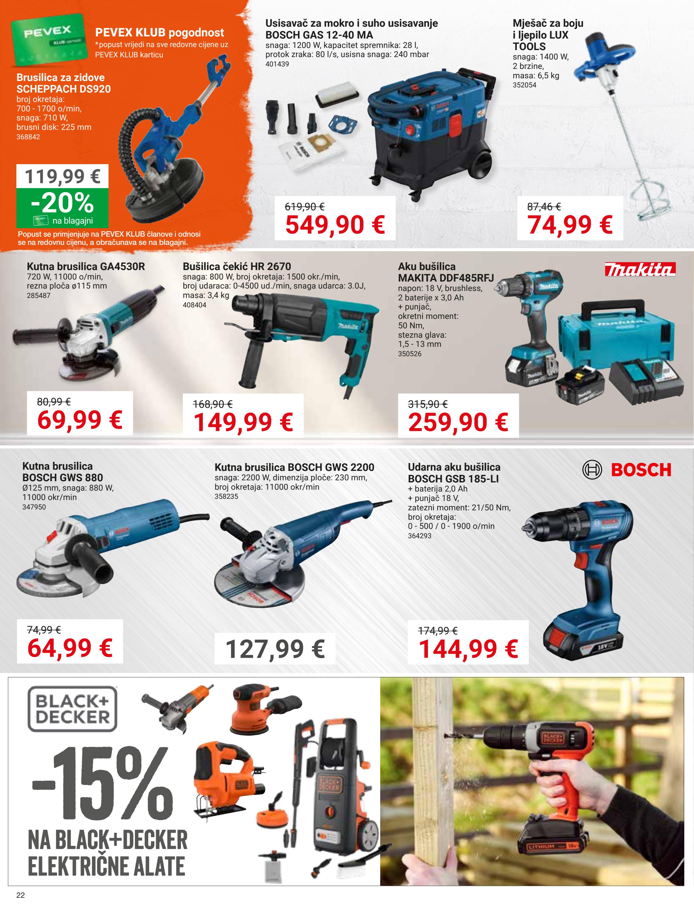 pevex - Prelistajte katalog Pevex, vrijedi od 08.01. do 02.02. - page: 22