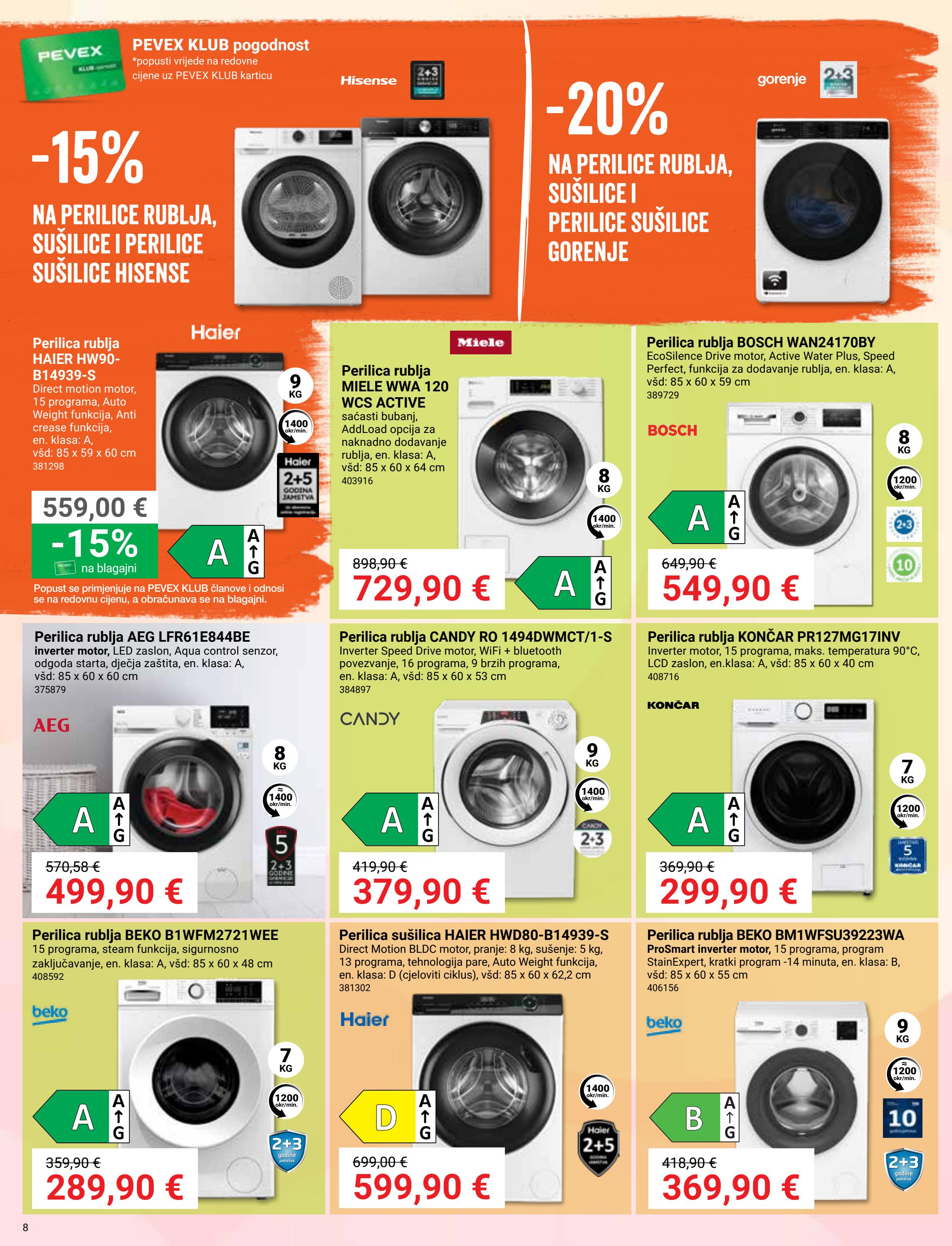 pevex - Prelistajte katalog Pevex, vrijedi od 08.01. do 02.02. - page: 8