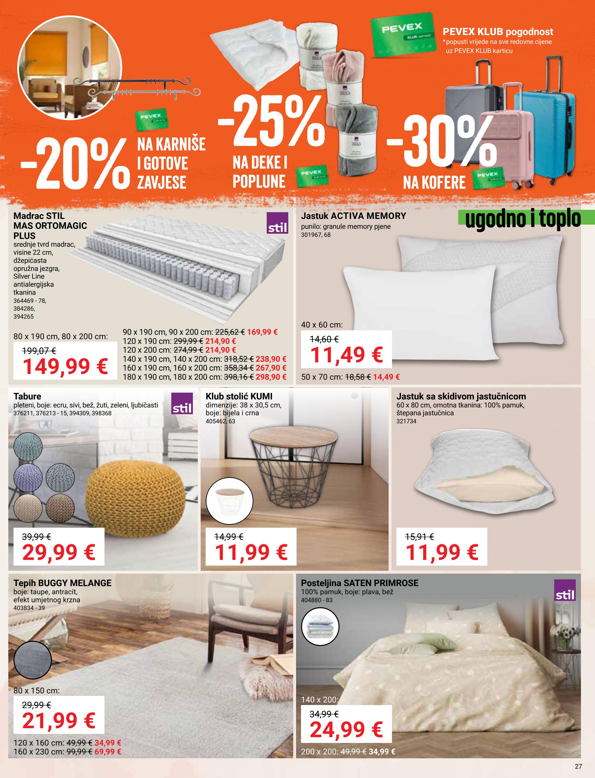 pevex - Prelistajte katalog Pevex, vrijedi od 08.01. do 02.02. - page: 27