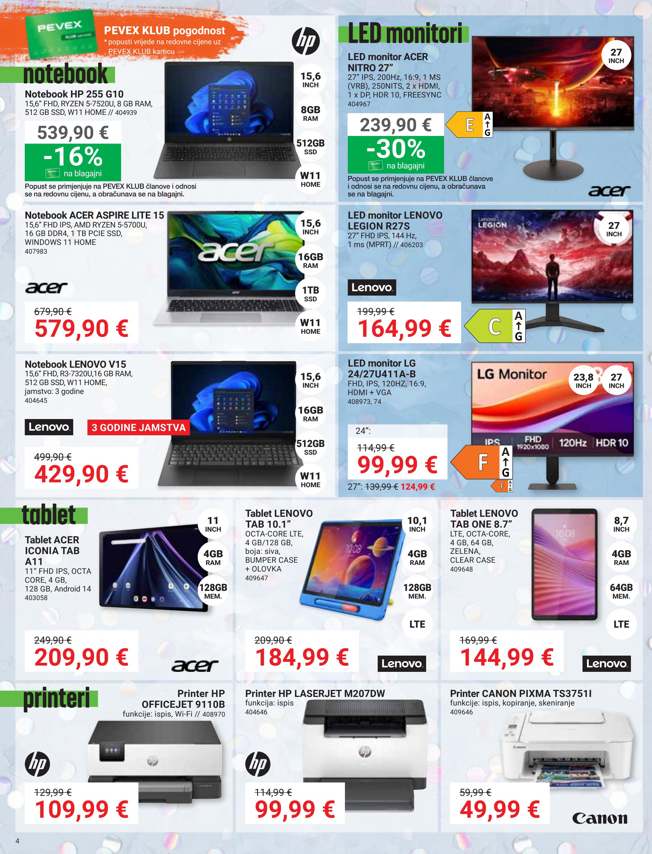 pevex - Prelistajte katalog Pevex, vrijedi od 05.02.2026 do 03.03.2026 - page: 4