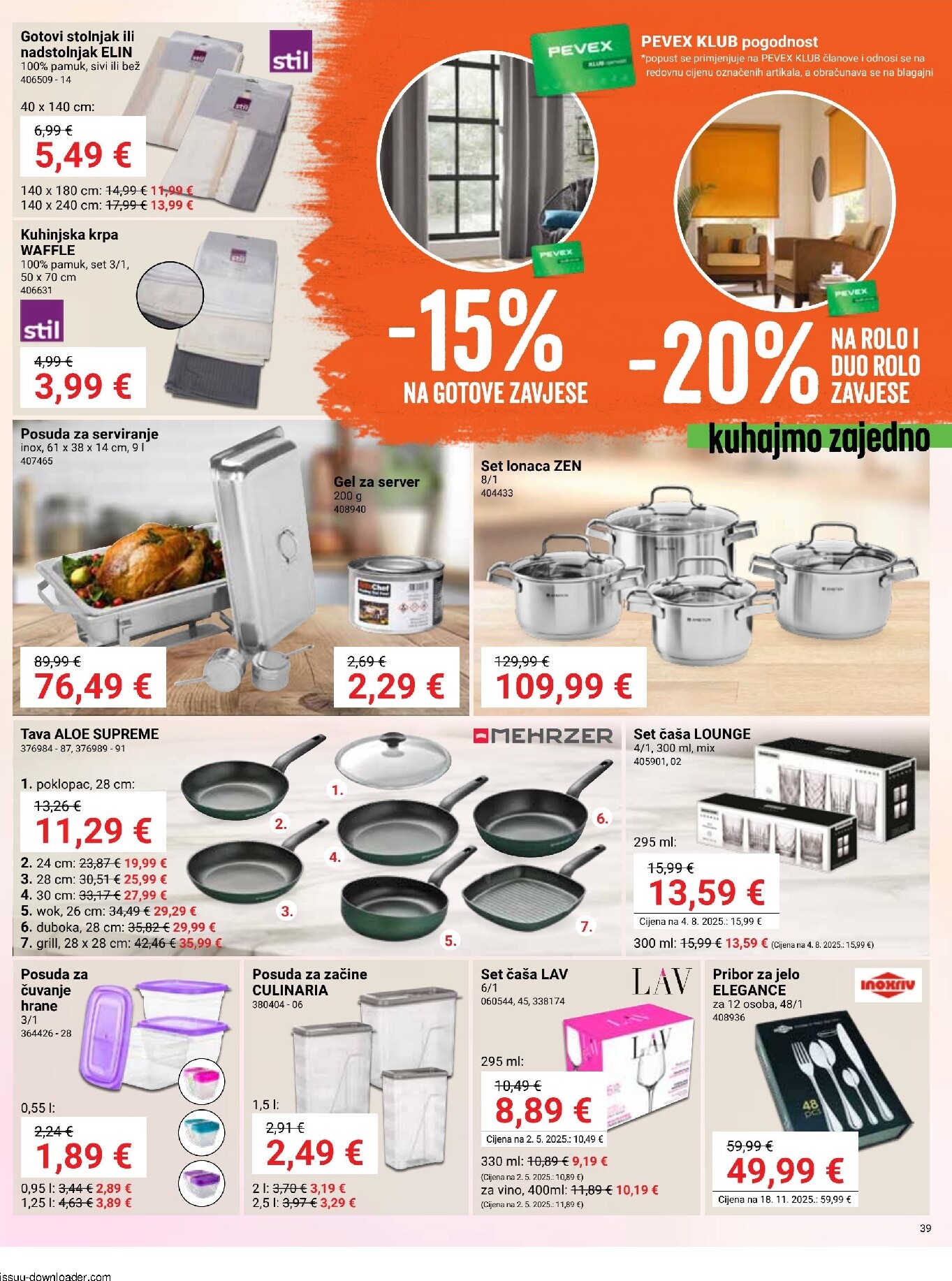 pevex - Prelistajte katalog Pevex, vrijedi od 03.04.2026 do 27.04.2026 - page: 39