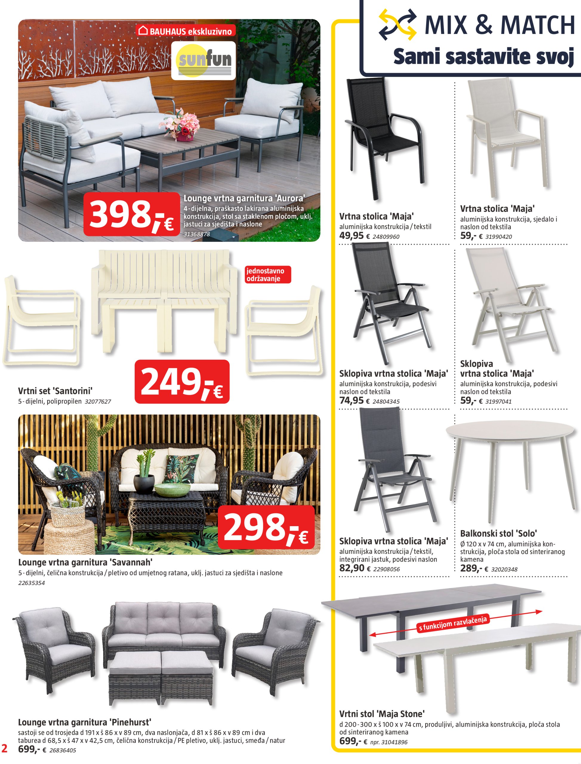 bauhaus - Prelistajte katalog BAUHAUS, vrijedi od 05.06. do 02.07. - page: 2 bauhaus - Prelistajte katalog BAUHAUS, vrijedi od 05.06. do 02.07. - page: 2