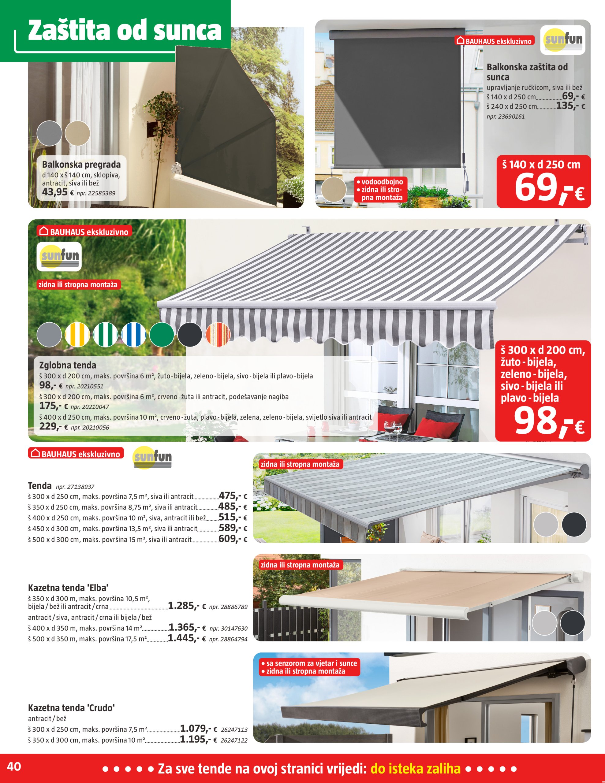 bauhaus - Prelistajte katalog BAUHAUS, vrijedi od 05.06. do 02.07. - page: 40 bauhaus - Prelistajte katalog BAUHAUS, vrijedi od 05.06. do 02.07. - page: 40