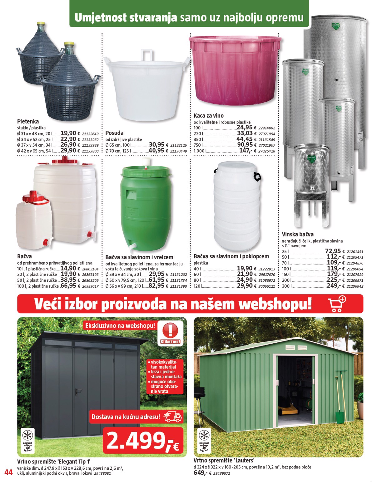 bauhaus - Prelistajte katalog BAUHAUS, vrijedi od 04.09. do 01.10. - page: 44