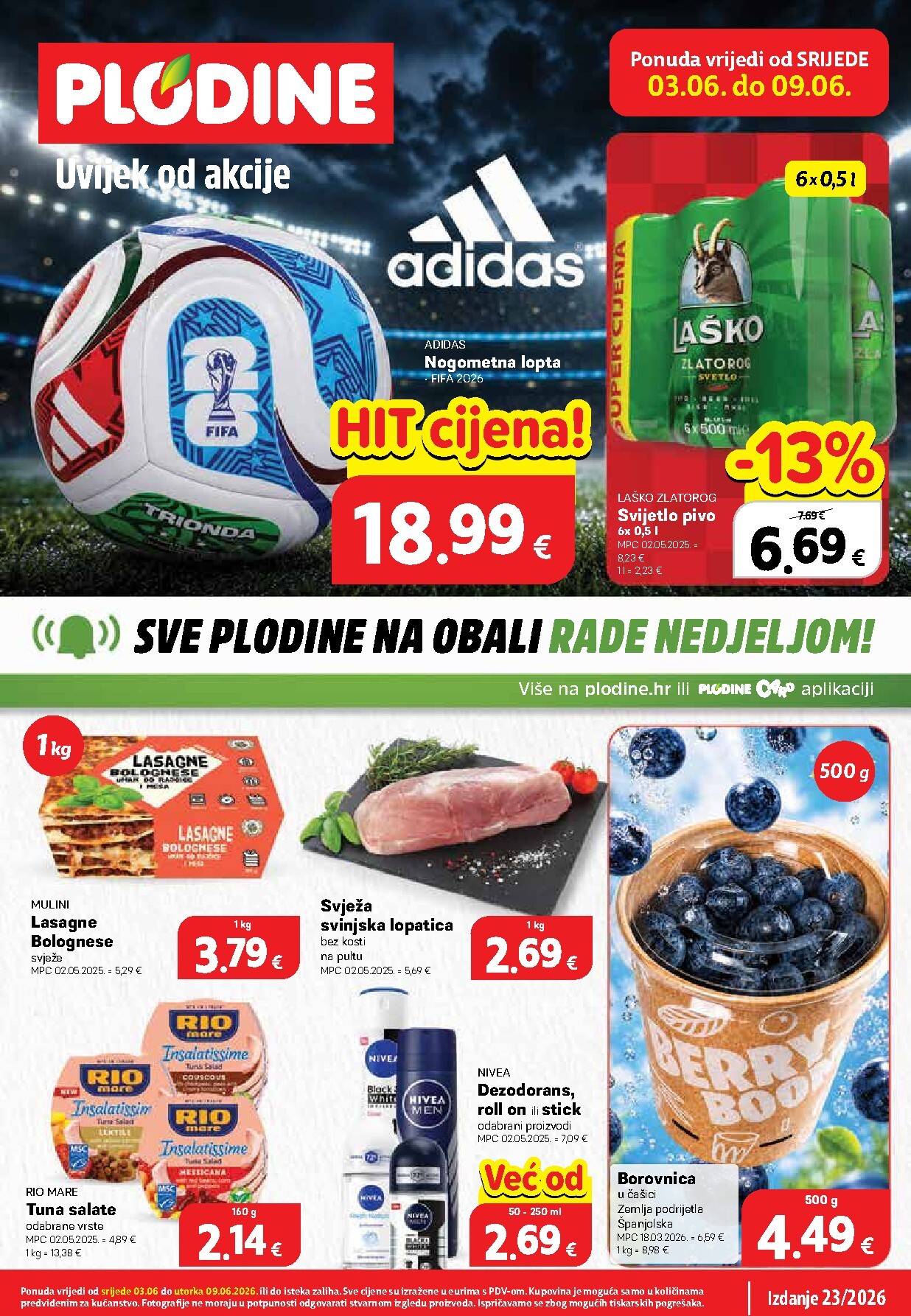 plodine - Aktualni katalog Plodine od srijede, 03.06.2026 do utorka, 09.06.2026