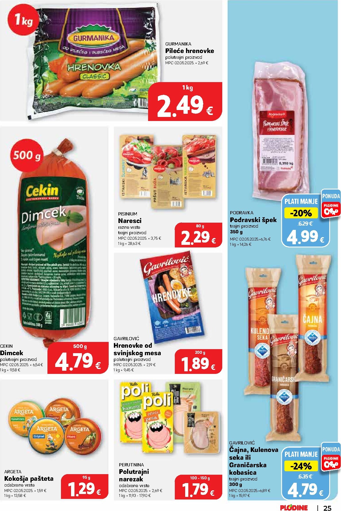 plodine - Aktualni katalog Plodine od srijede, 10.06.2026 do utorka, 16.06.2026 - page: 25