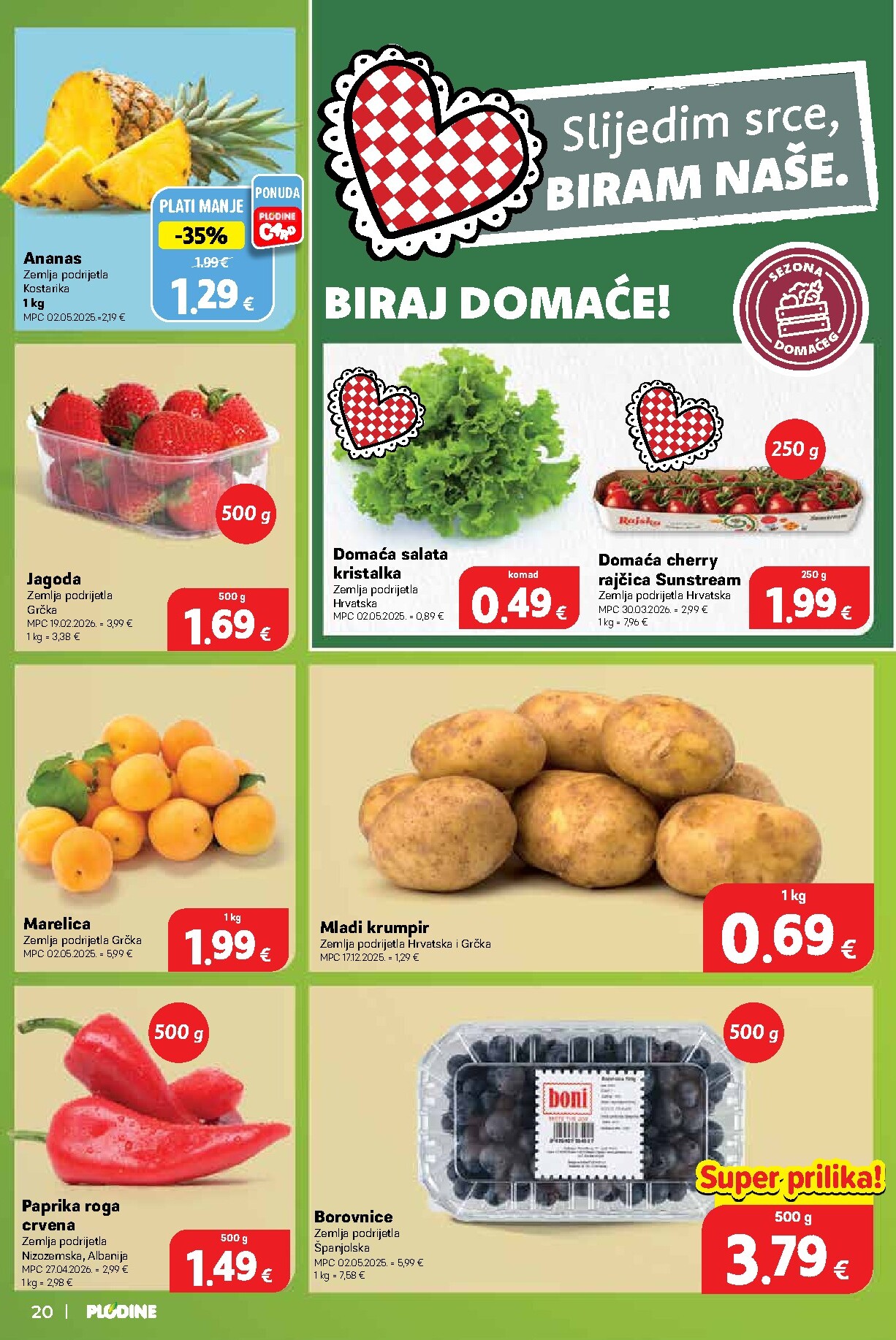 plodine - Aktualni katalog Plodine od srijede, 10.06.2026 do utorka, 16.06.2026 - page: 20